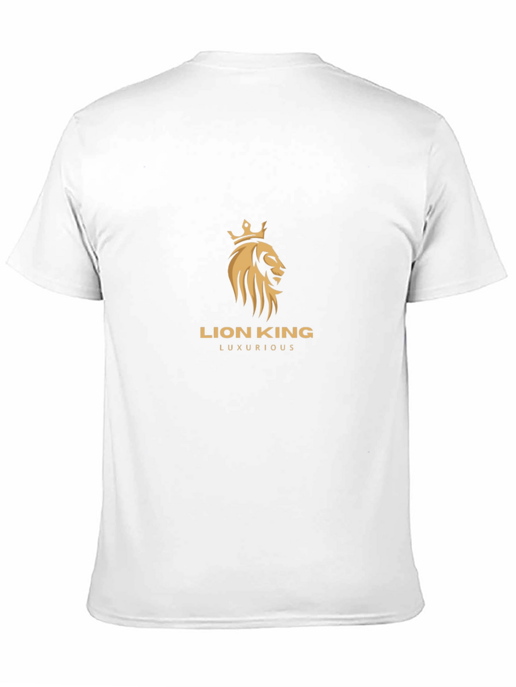 Lion King Luxurious Black T-Shirt