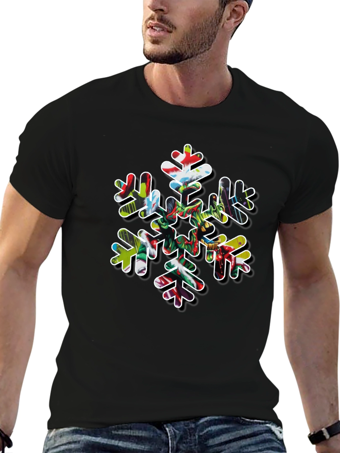 Festive Snowflake Graphic Tee