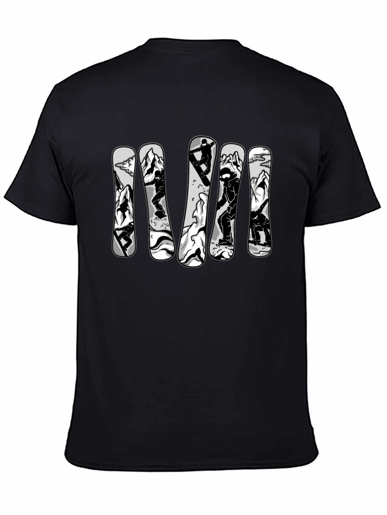 Cool Snowboarder Graphic T-Shirt