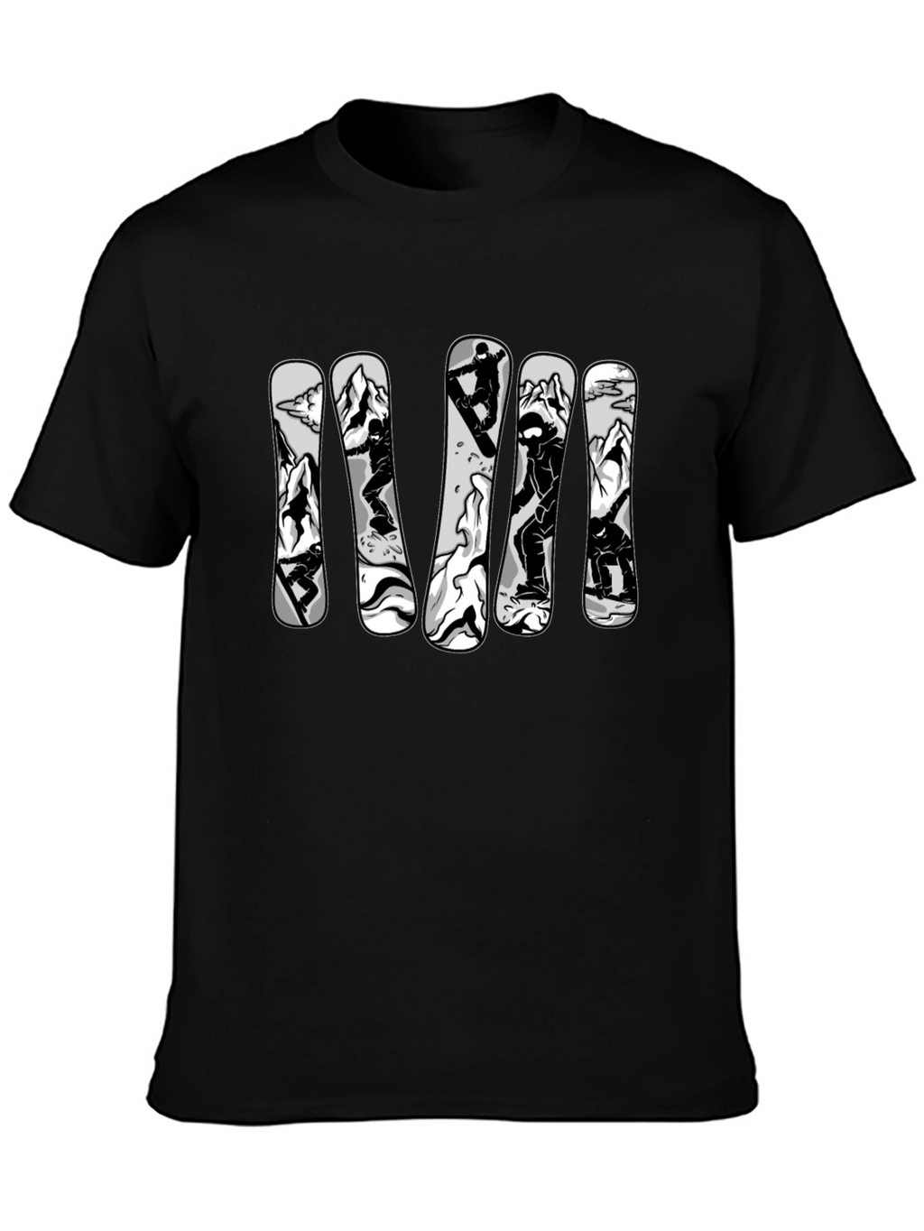 Cool Snowboarder Graphic T-Shirt