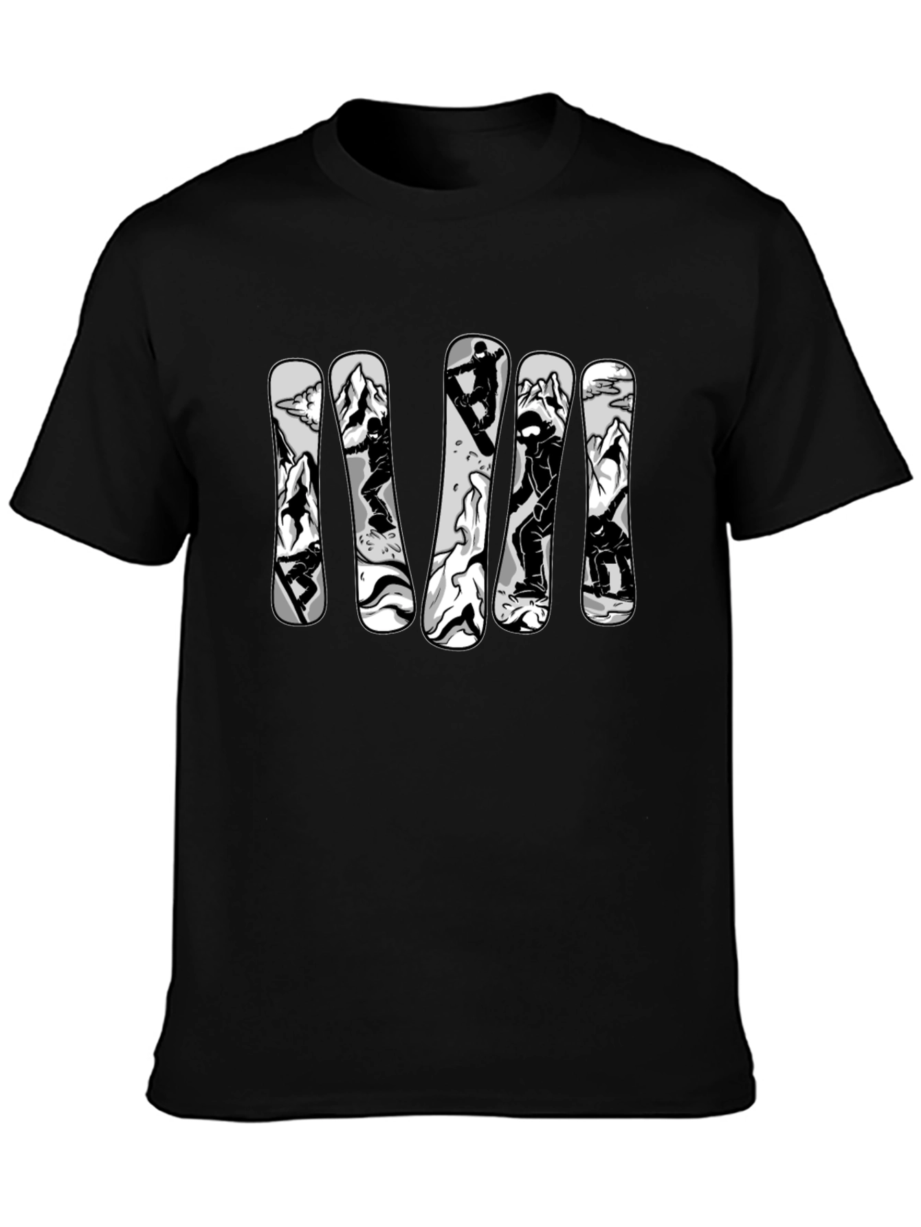 Cool Snowboarder Graphic T-Shirt