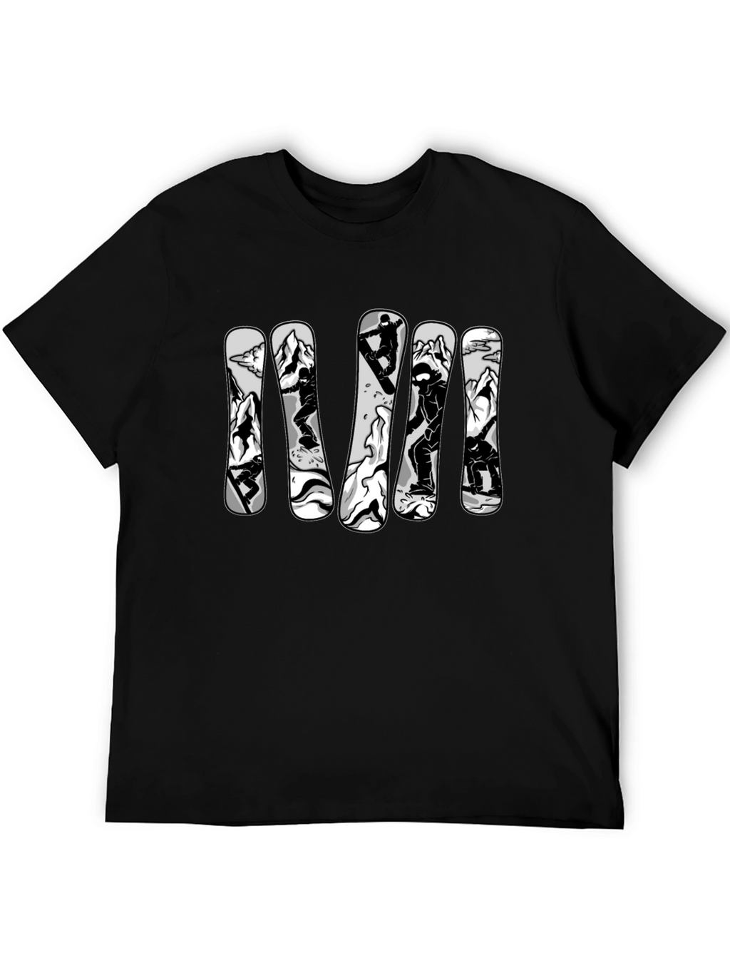 Cool Snowboarder Graphic T-Shirt