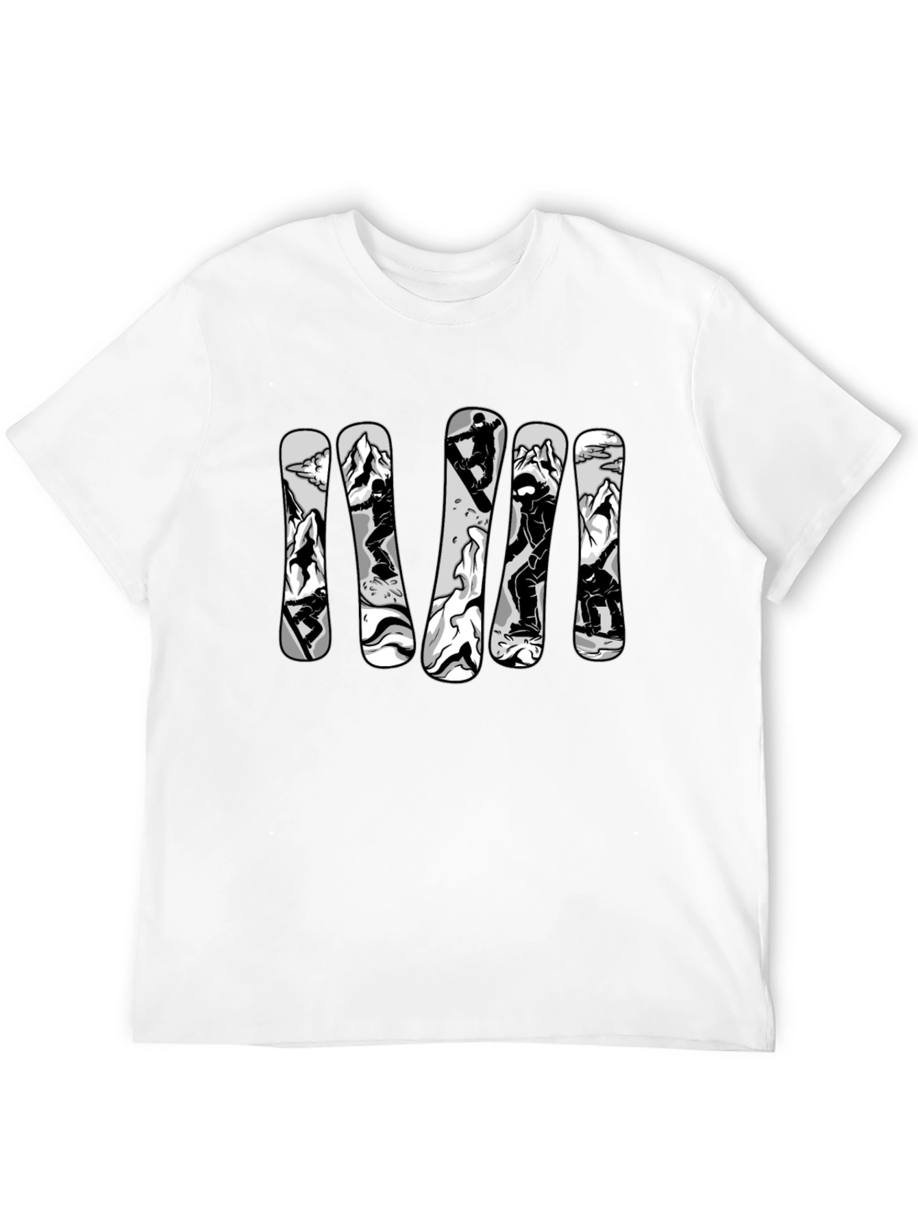 Cool Snowboarder Graphic T-Shirt