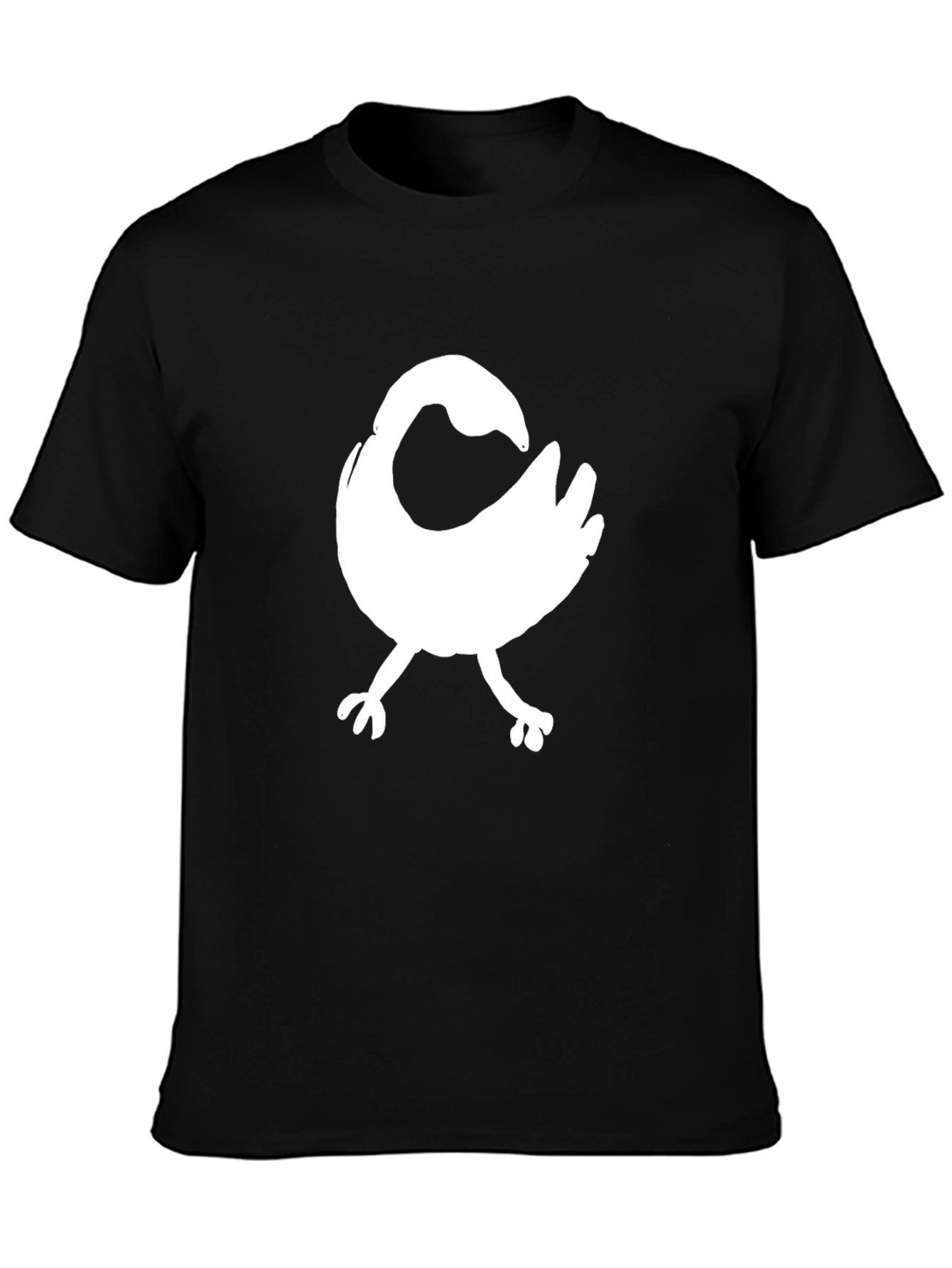 Sankofa Bird Graphic T-Shirt - Black Cotton Tee