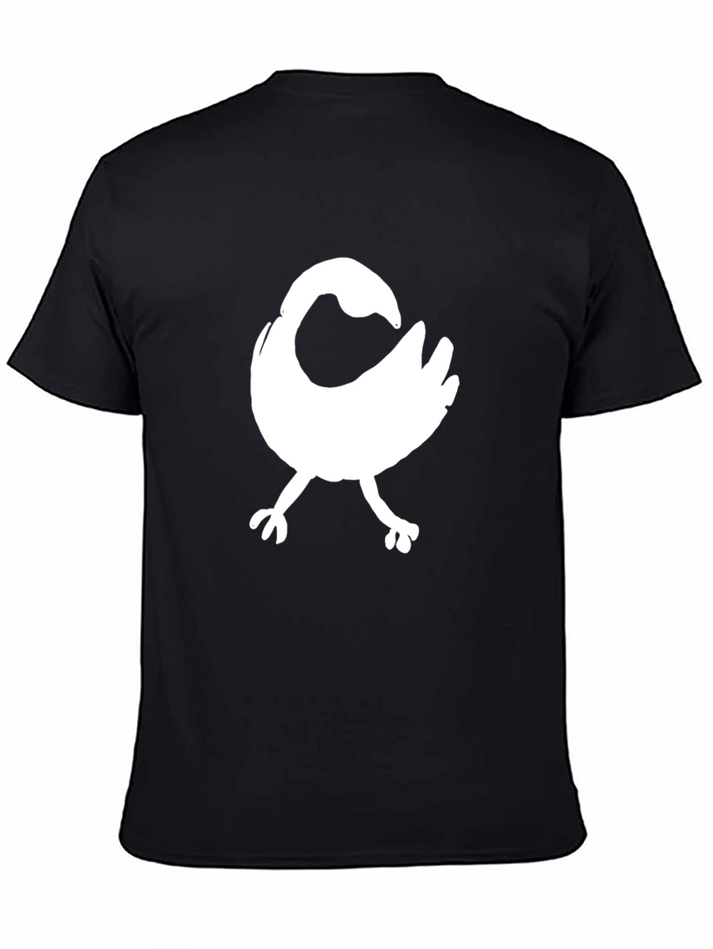 Sankofa Bird Graphic T-Shirt - Black Cotton Tee