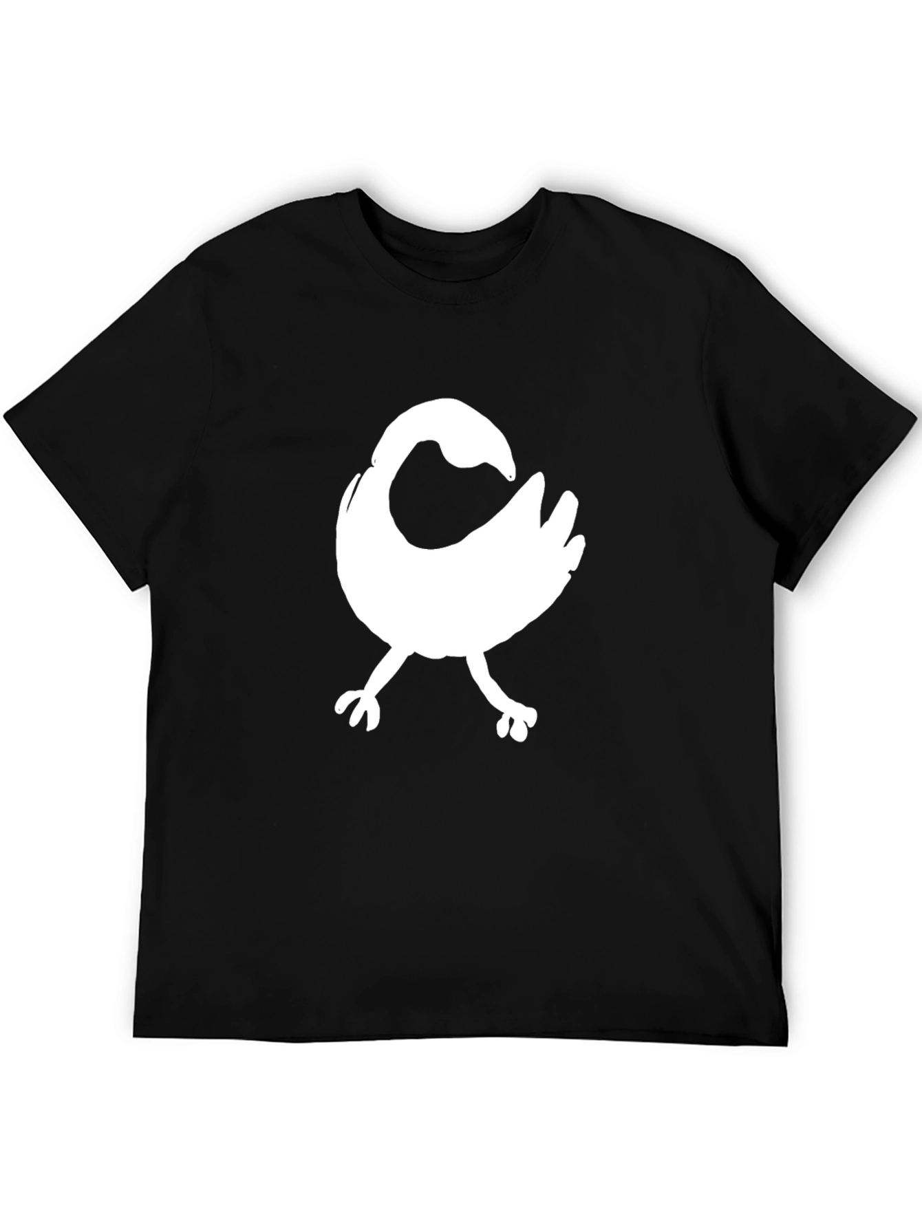 Sankofa Bird Graphic T-Shirt - Black Cotton Tee