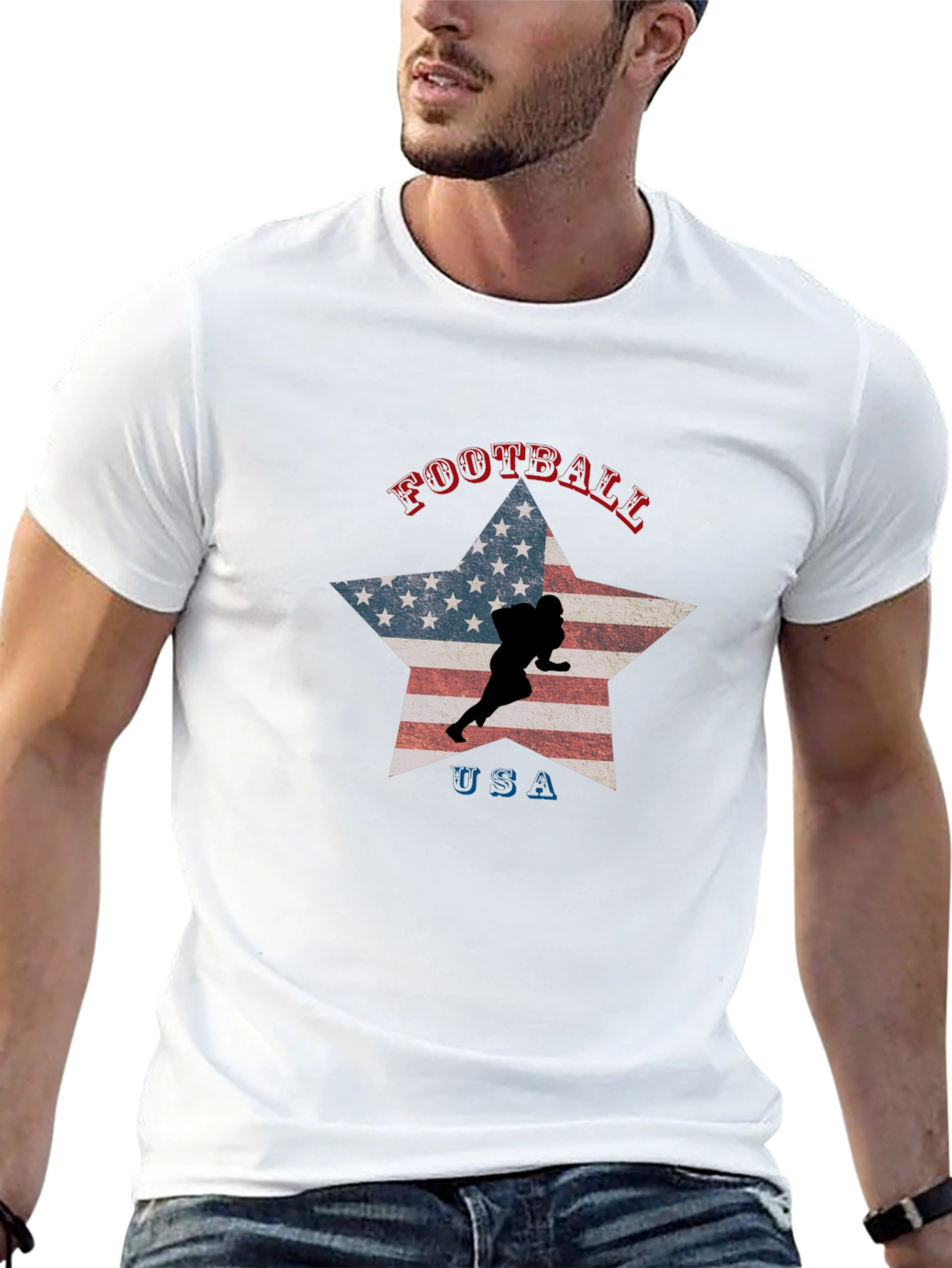 Football USA Graphic Tee