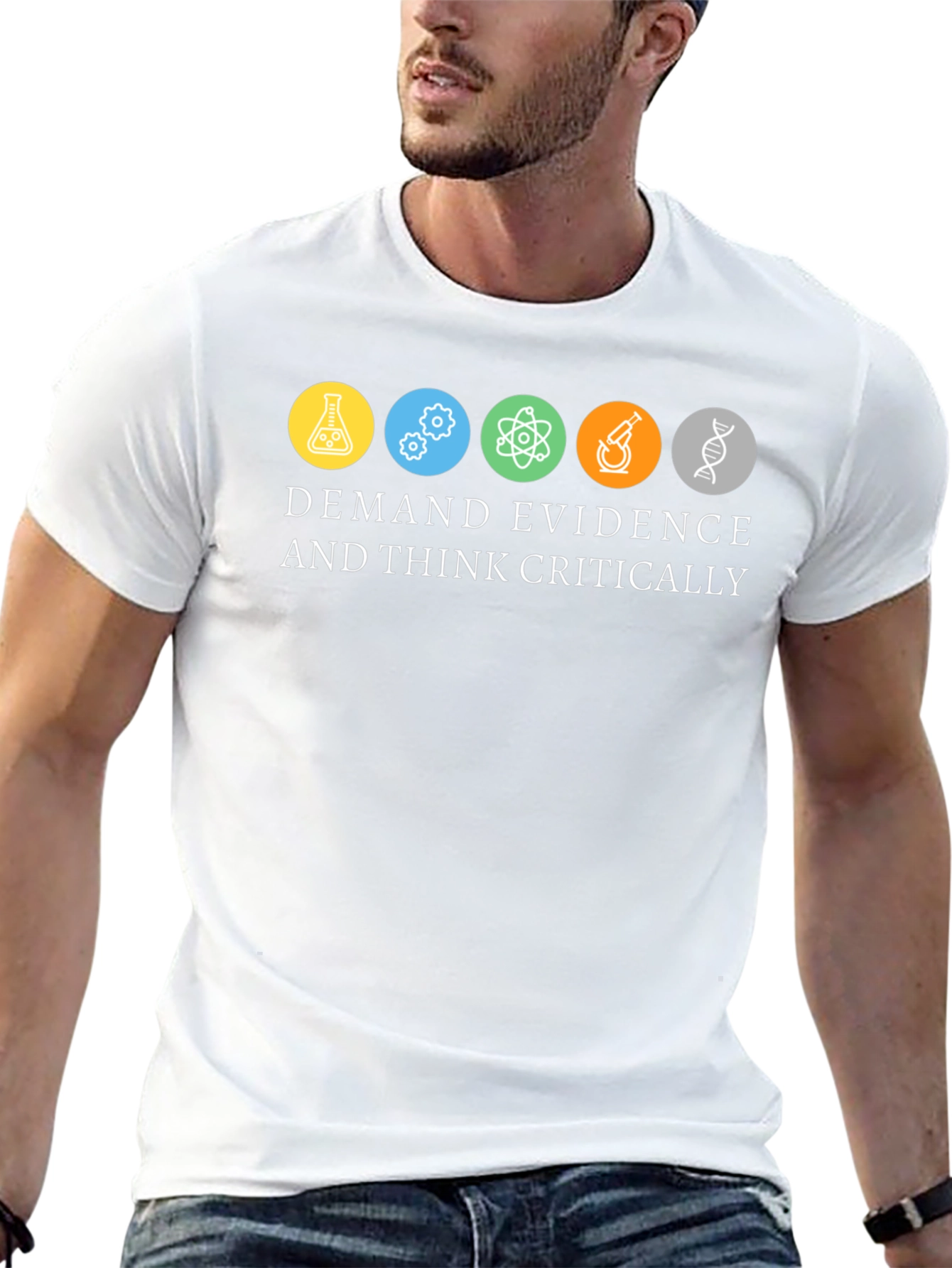 Demand Evidence & Think Critically Graphic Tee