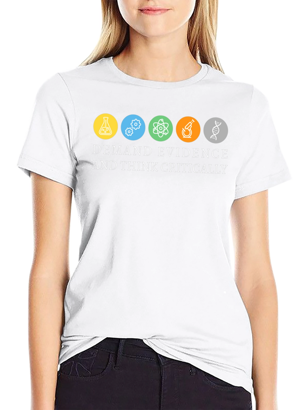 Demand Evidence & Think Critically Graphic Tee
