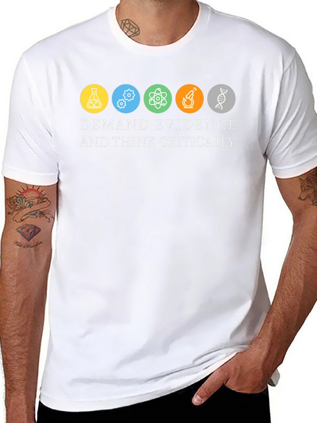 Demand Evidence & Think Critically Graphic Tee