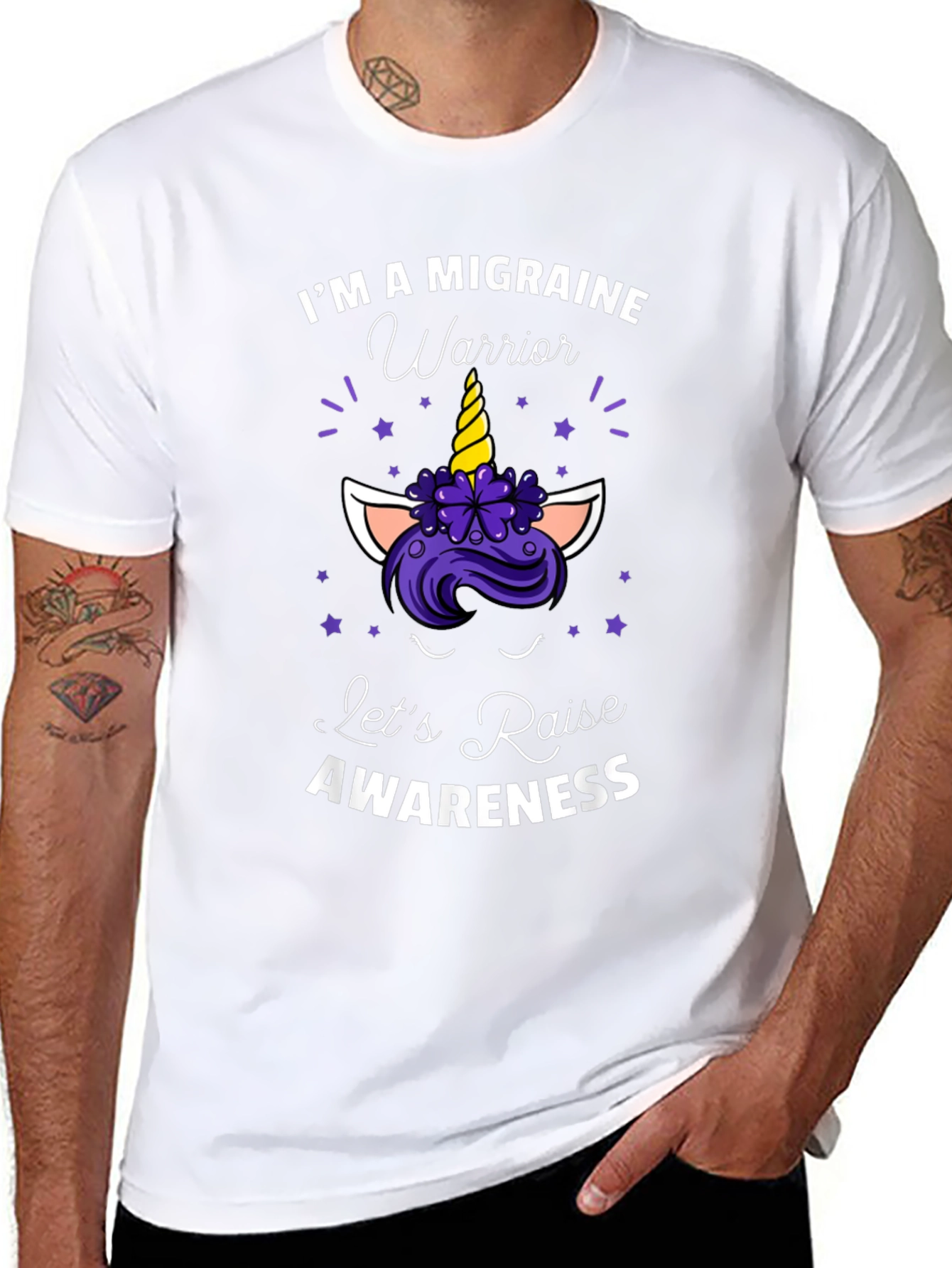 Migraine Warrior Awareness T-Shirt