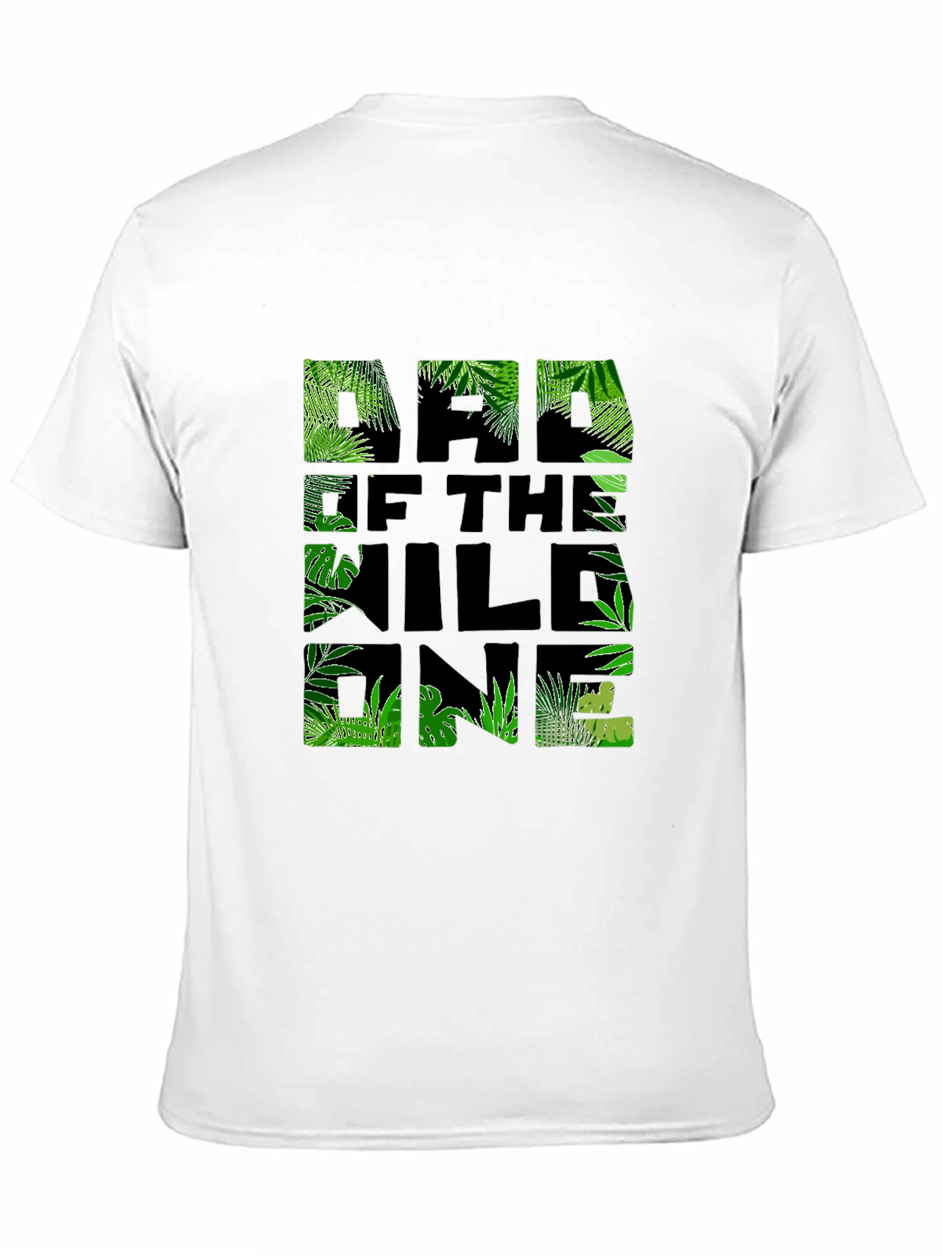 Dad of the Wild One Jungle T-Shirt