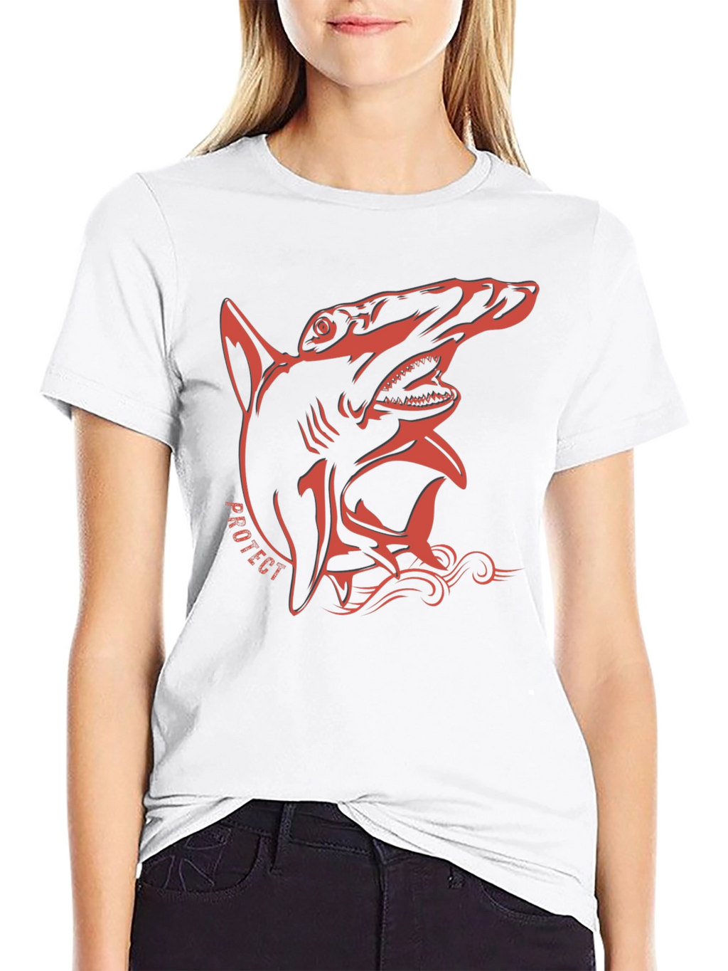 Hammerhead Shark Graphic Tee - Protect Our Oceans