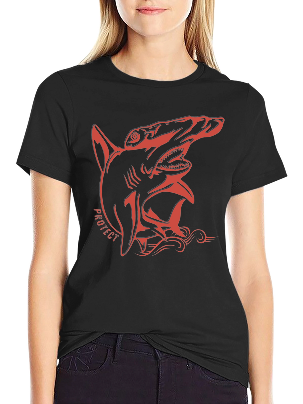 Hammerhead Shark Graphic Tee - Protect Our Oceans