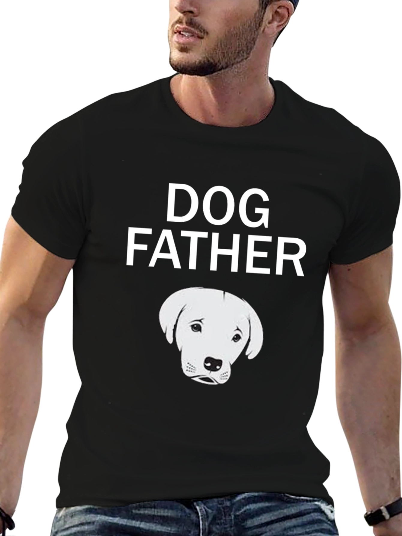 Dog Father T-Shirt - Perfect for Pet Dads
