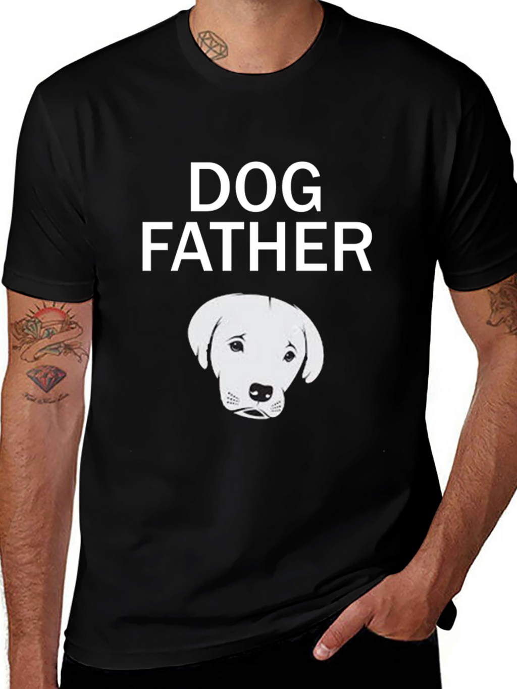 Dog Father T-Shirt - Perfect for Pet Dads
