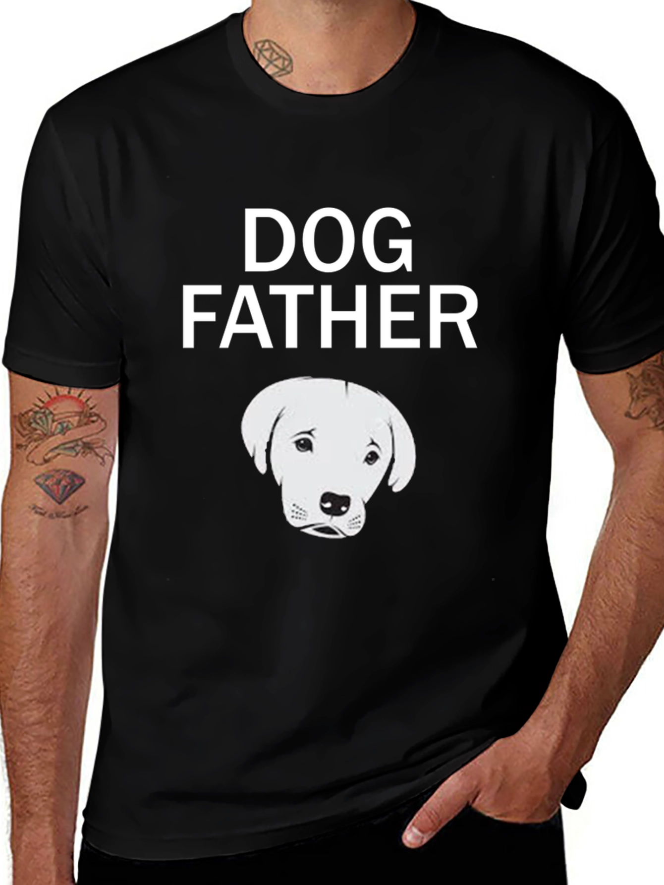 Dog Father T-Shirt - Perfect for Pet Dads