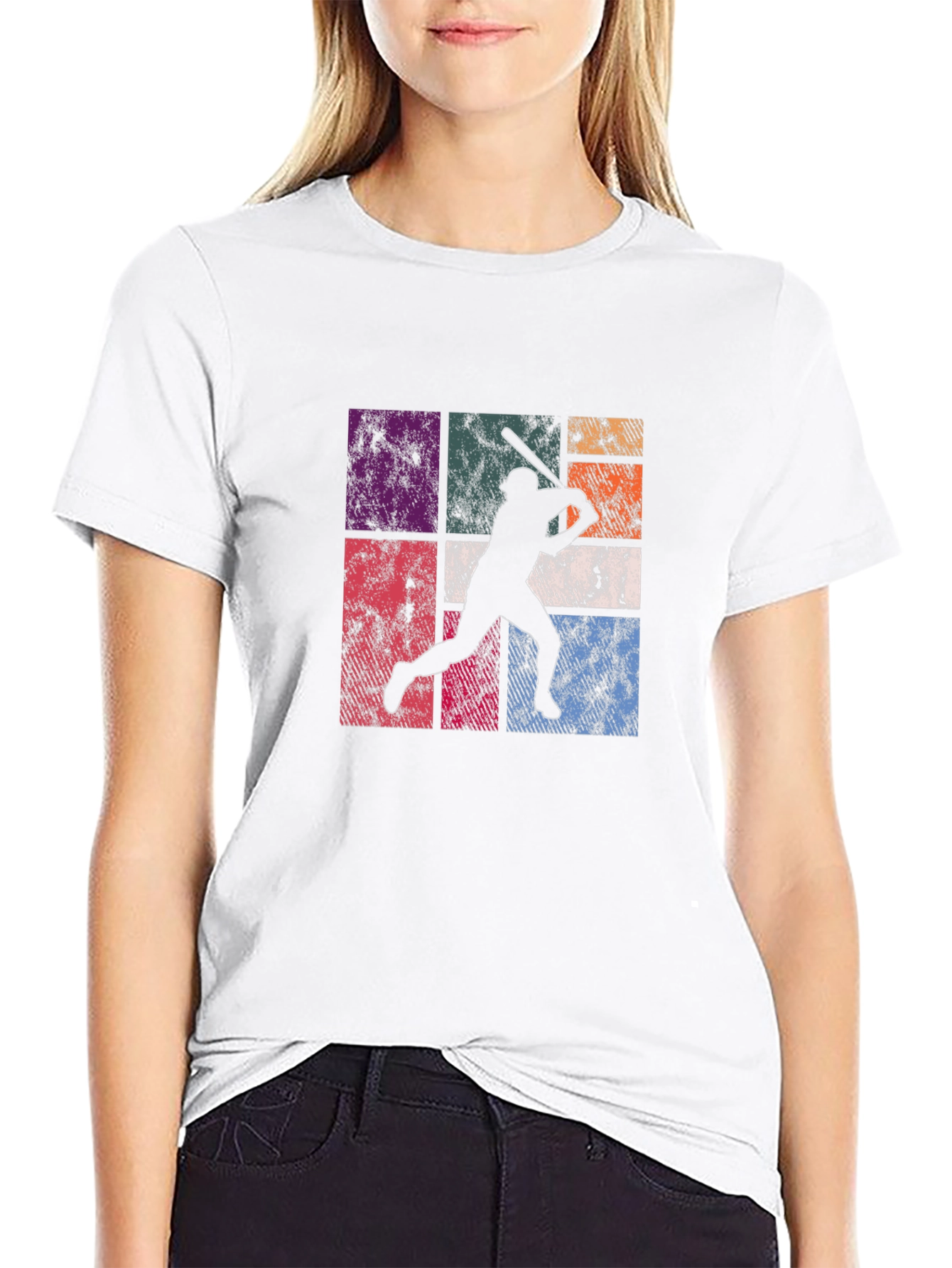 Retro Baseball Player T-Shirt