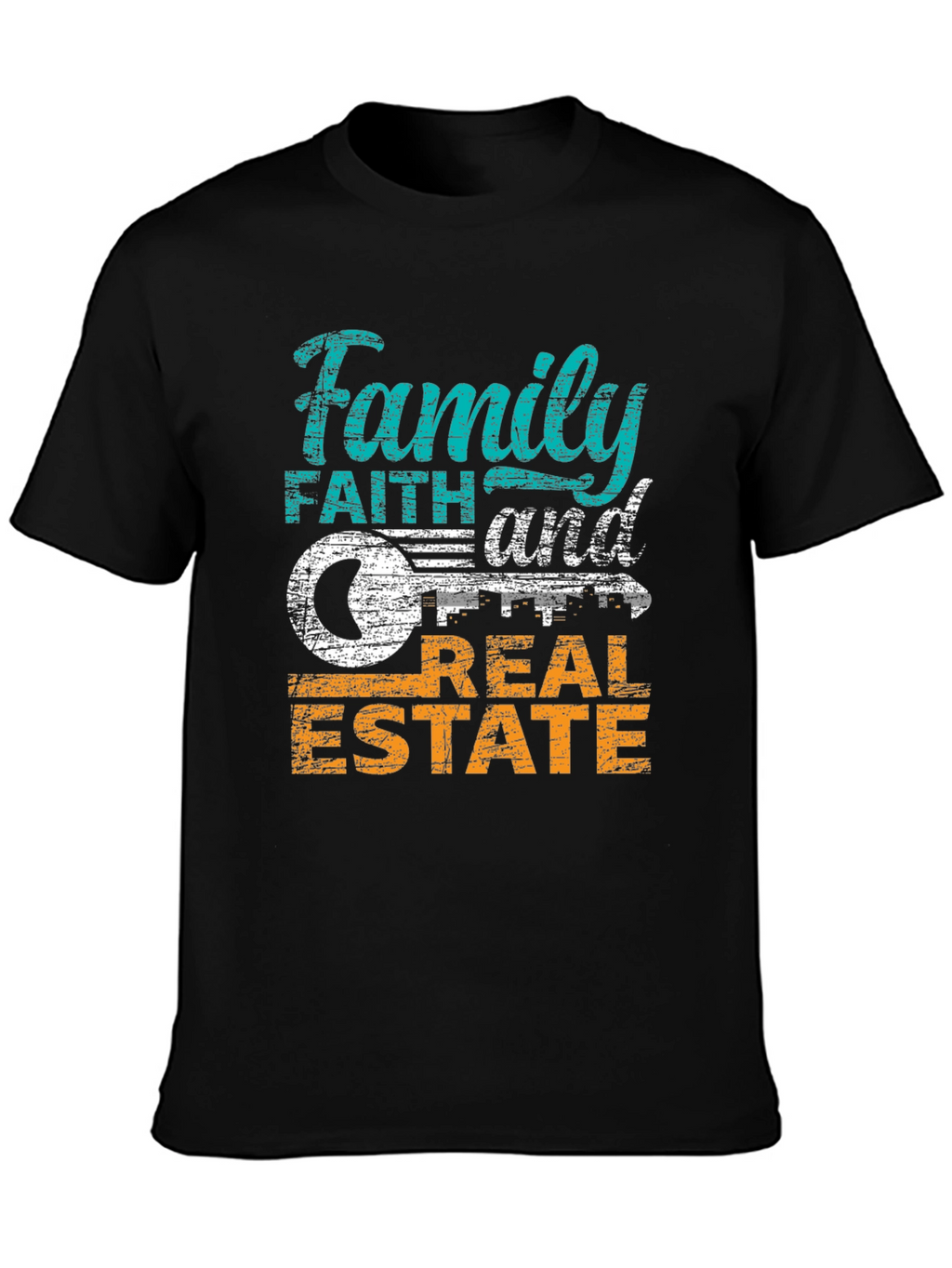 Family Faith Real Estate Graphic Tee