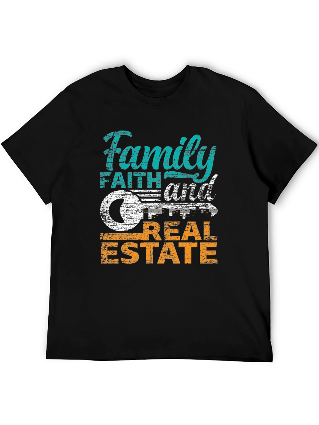Family Faith Real Estate Graphic Tee