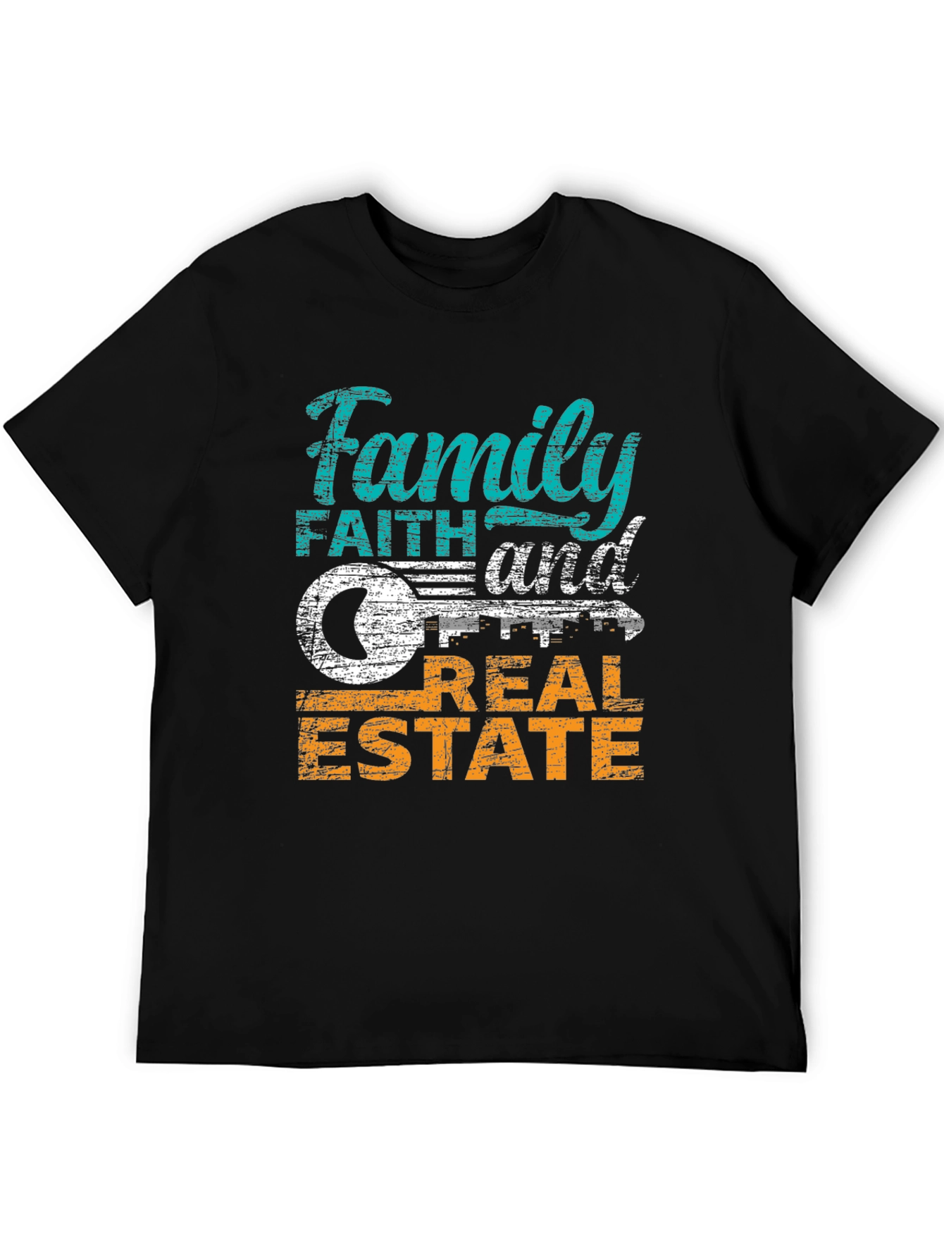 Family Faith Real Estate Graphic Tee