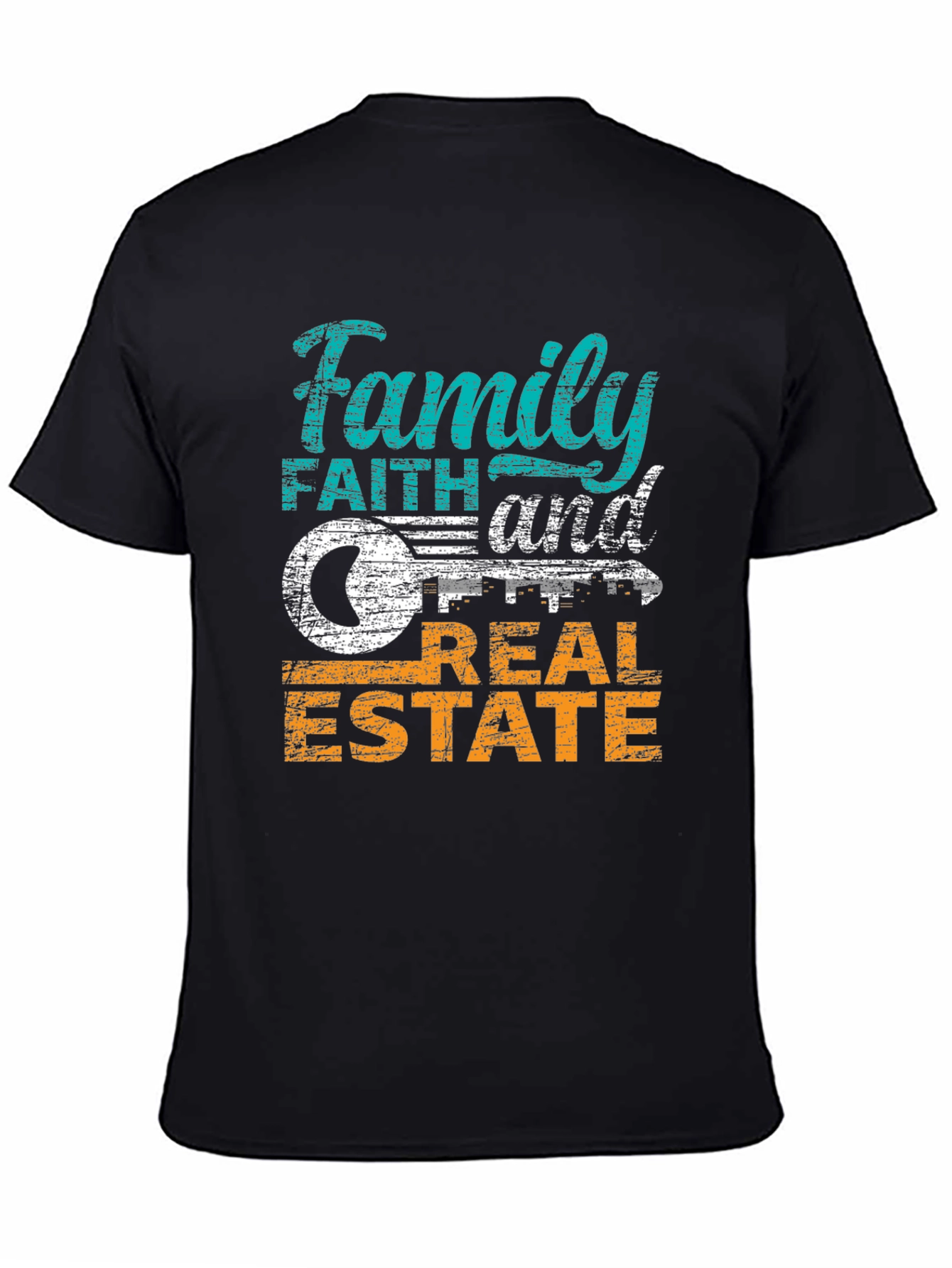 Family Faith Real Estate Graphic Tee