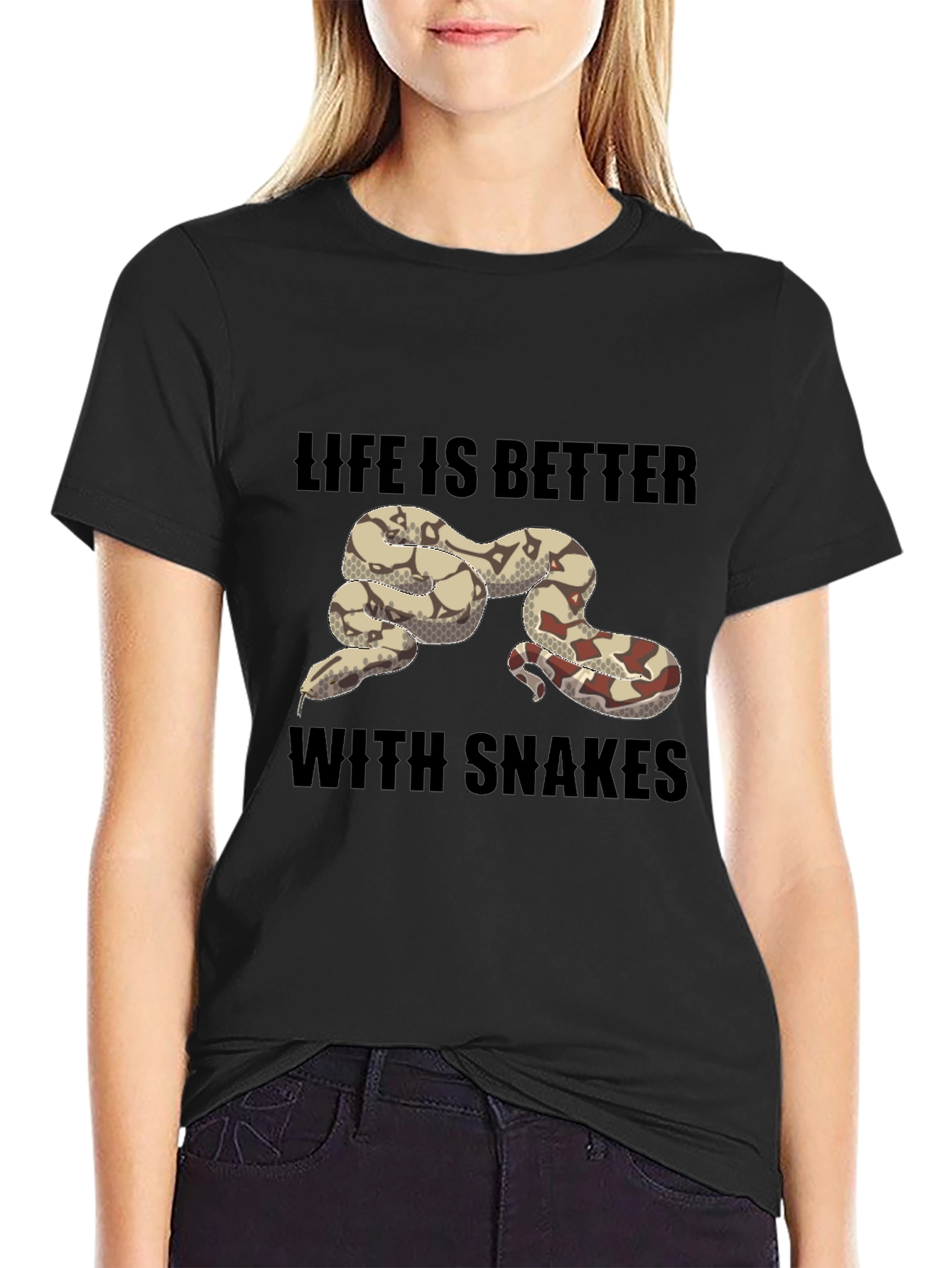 Life is Better with Snakes T-Shirt