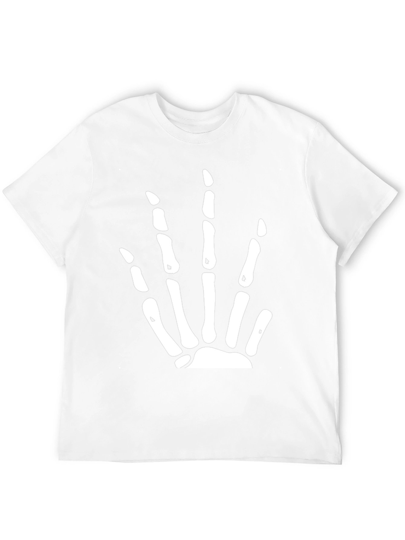 Skeleton Hand Graphic Black T-Shirt