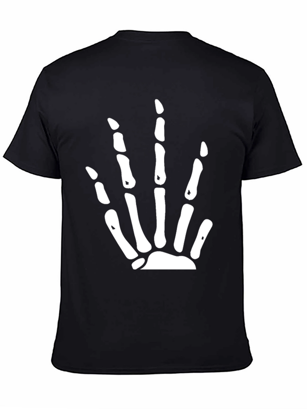 Skeleton Hand Graphic Black T-Shirt