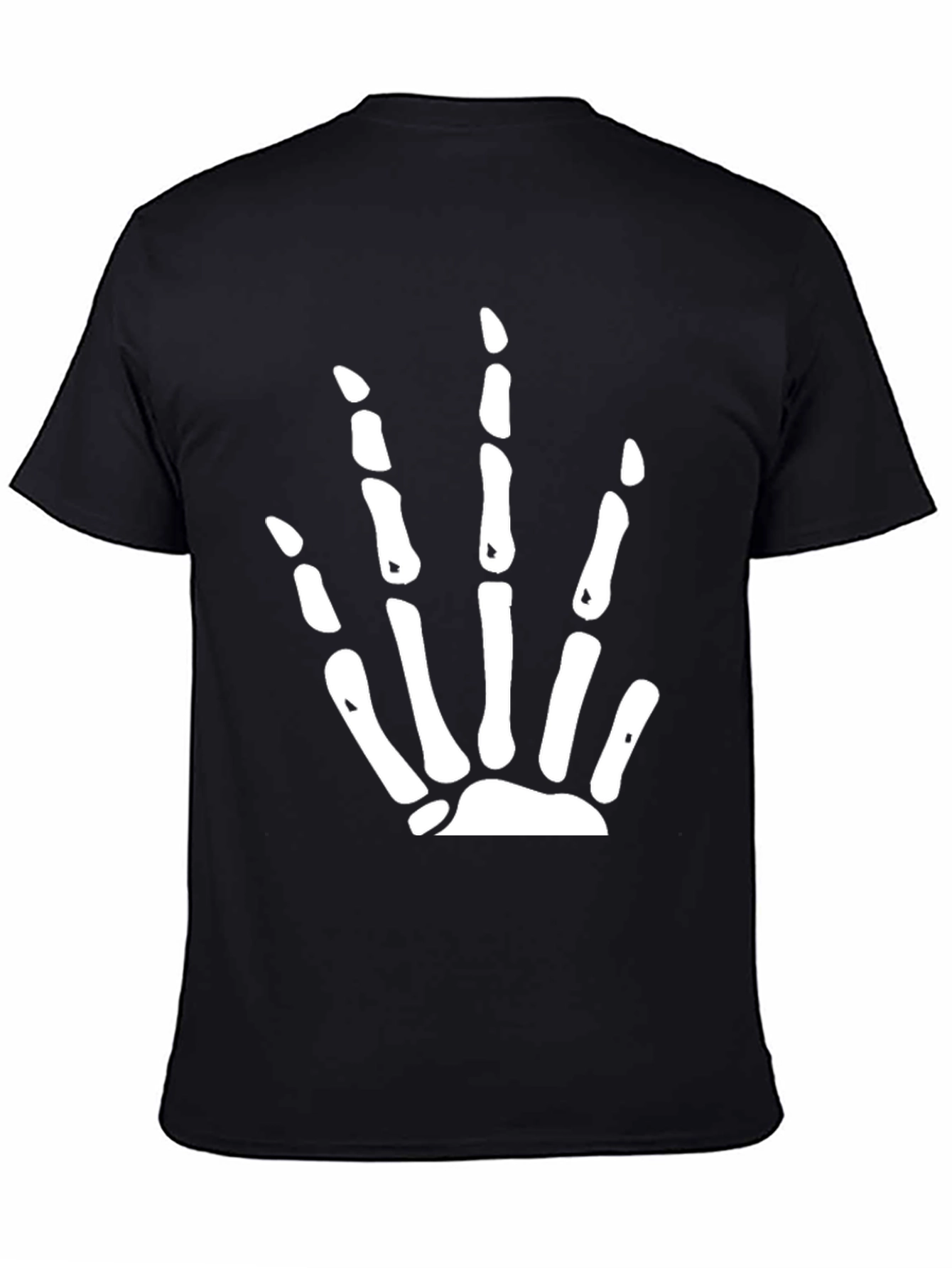 Skeleton Hand Graphic Black T-Shirt