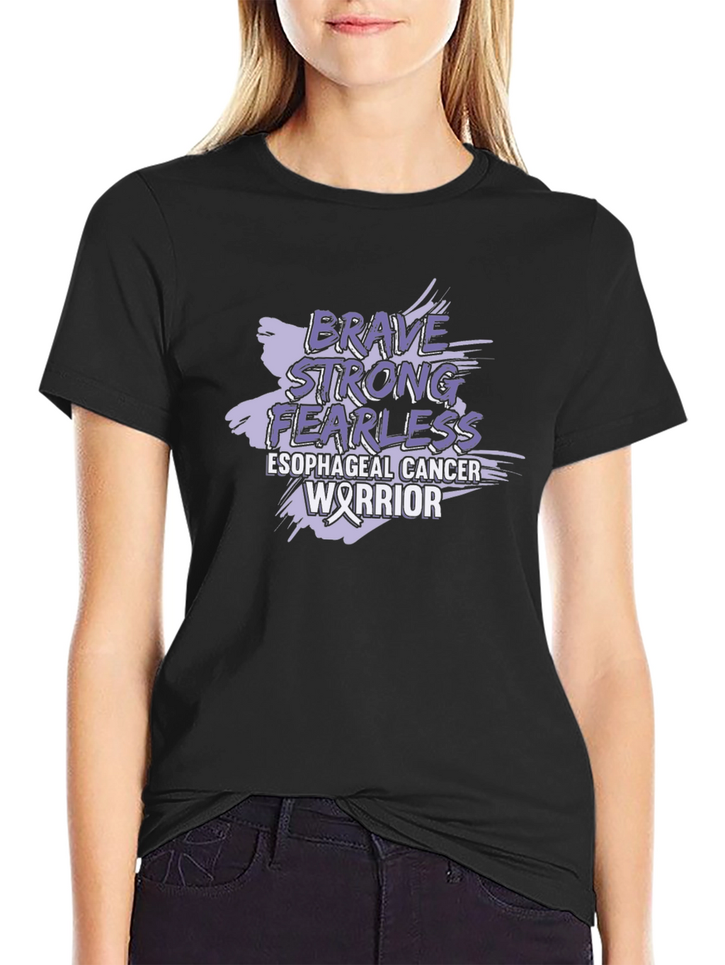 Esophageal Cancer Warrior Graphic Tee