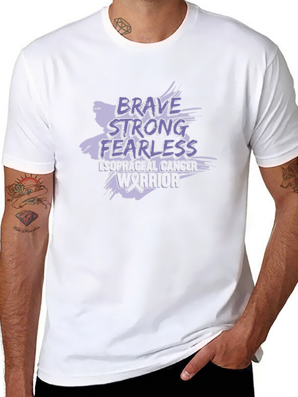 Esophageal Cancer Warrior Graphic Tee