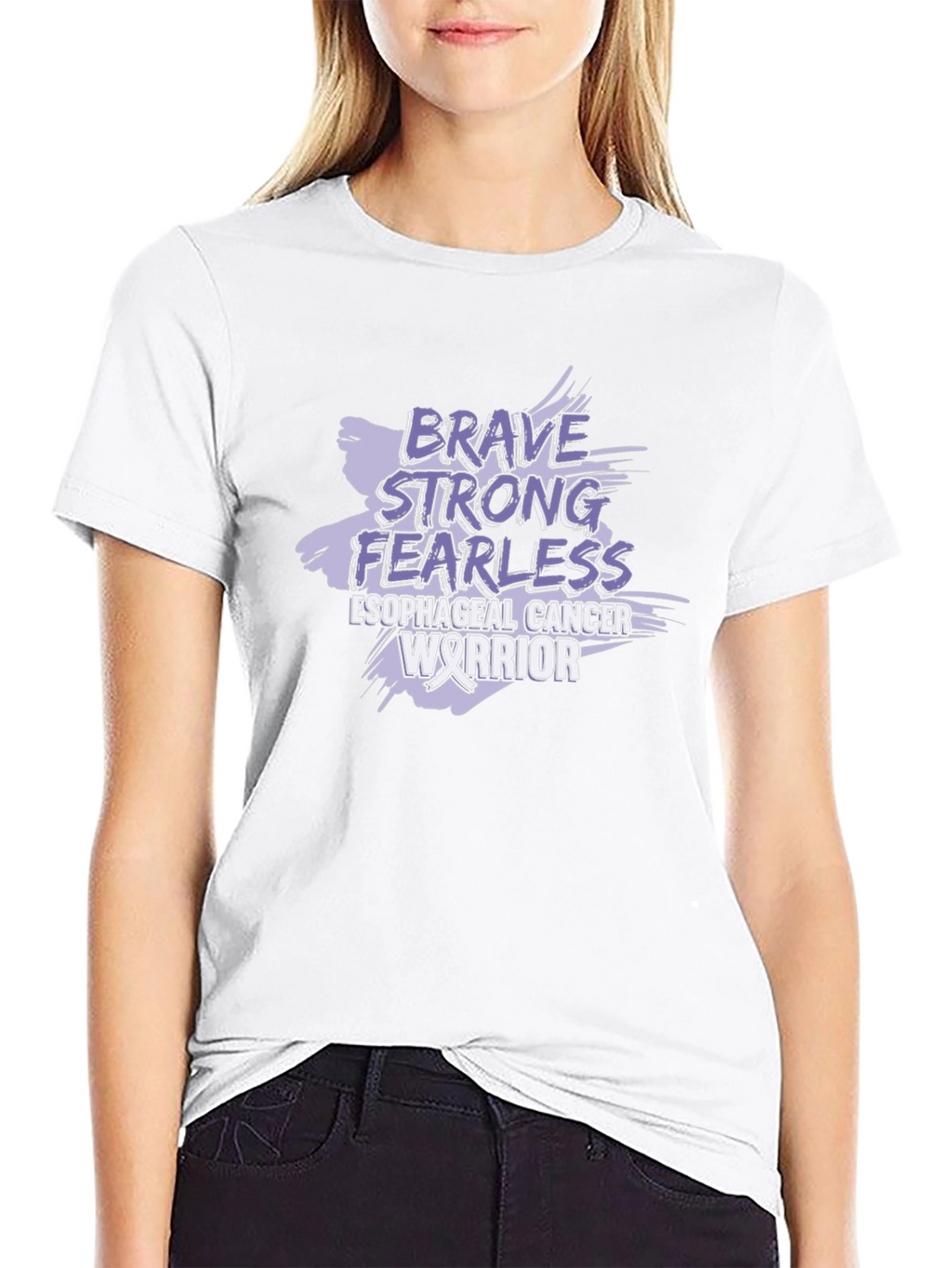 Esophageal Cancer Warrior Graphic Tee