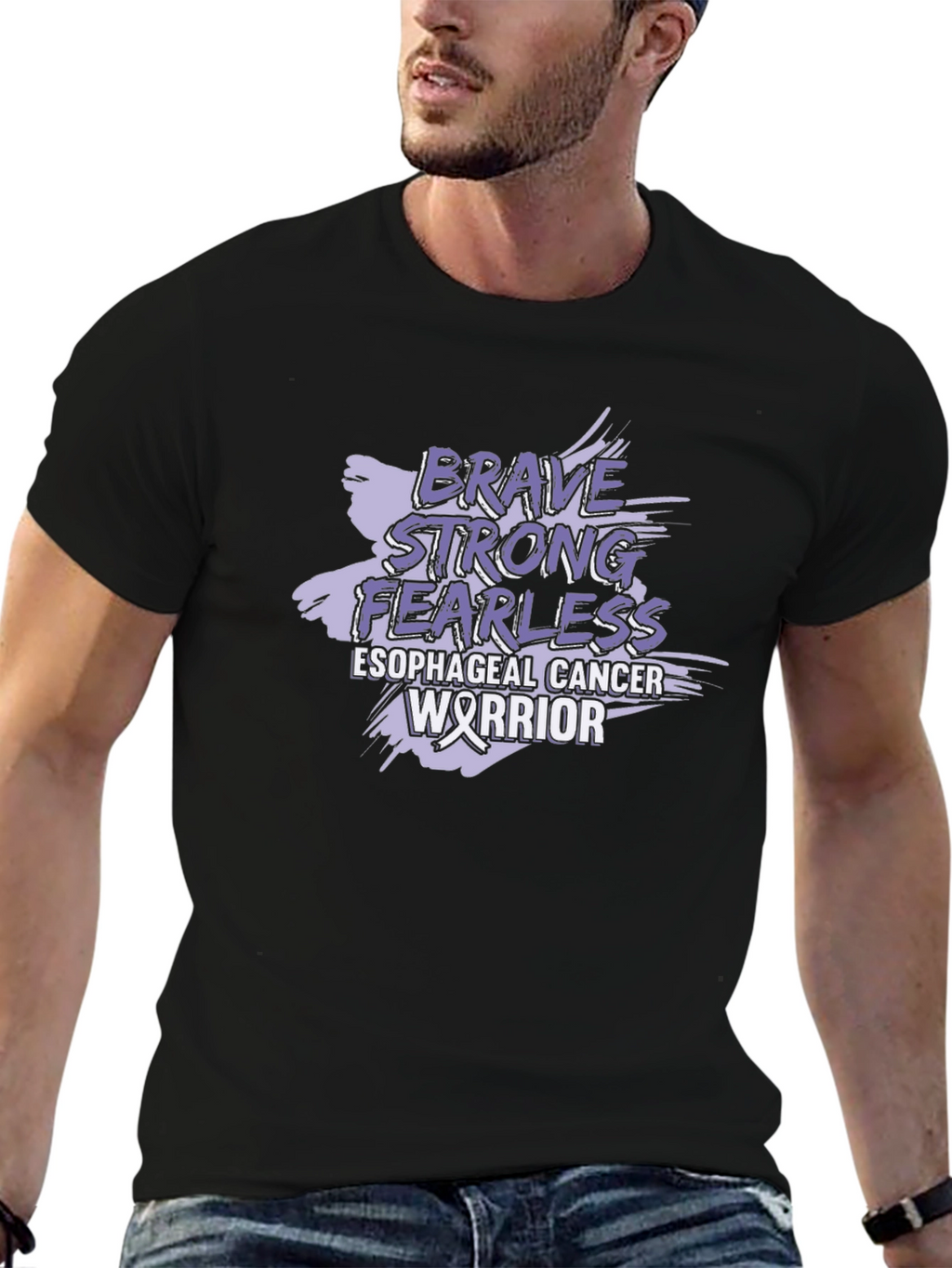 Esophageal Cancer Warrior Graphic Tee