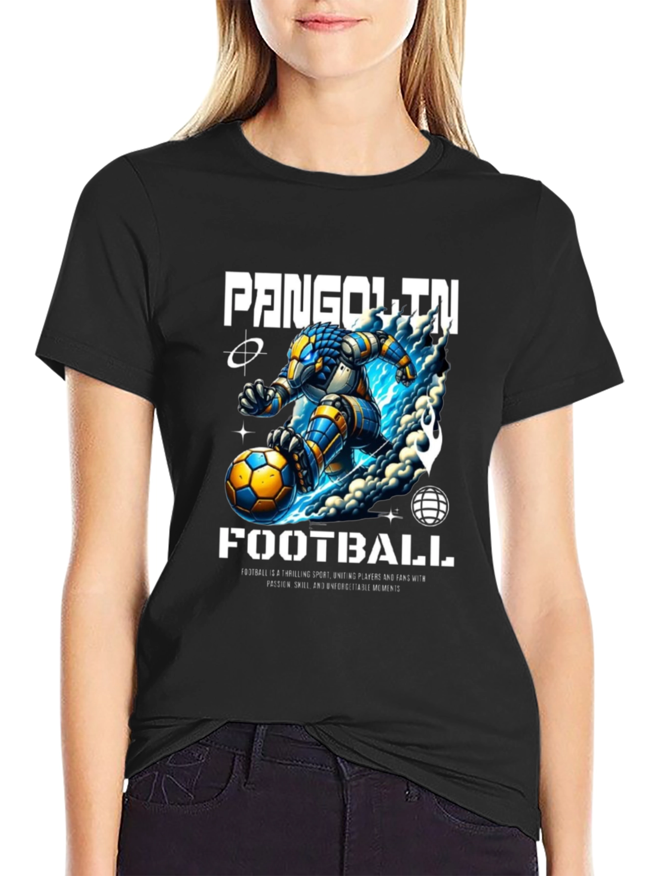 Pangolin Football Graphic Tee - Stylish & Unique!