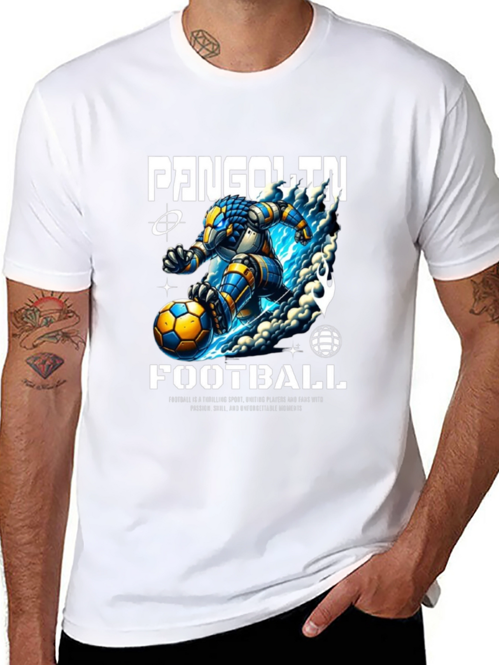 Pangolin Football Graphic Tee - Stylish & Unique!