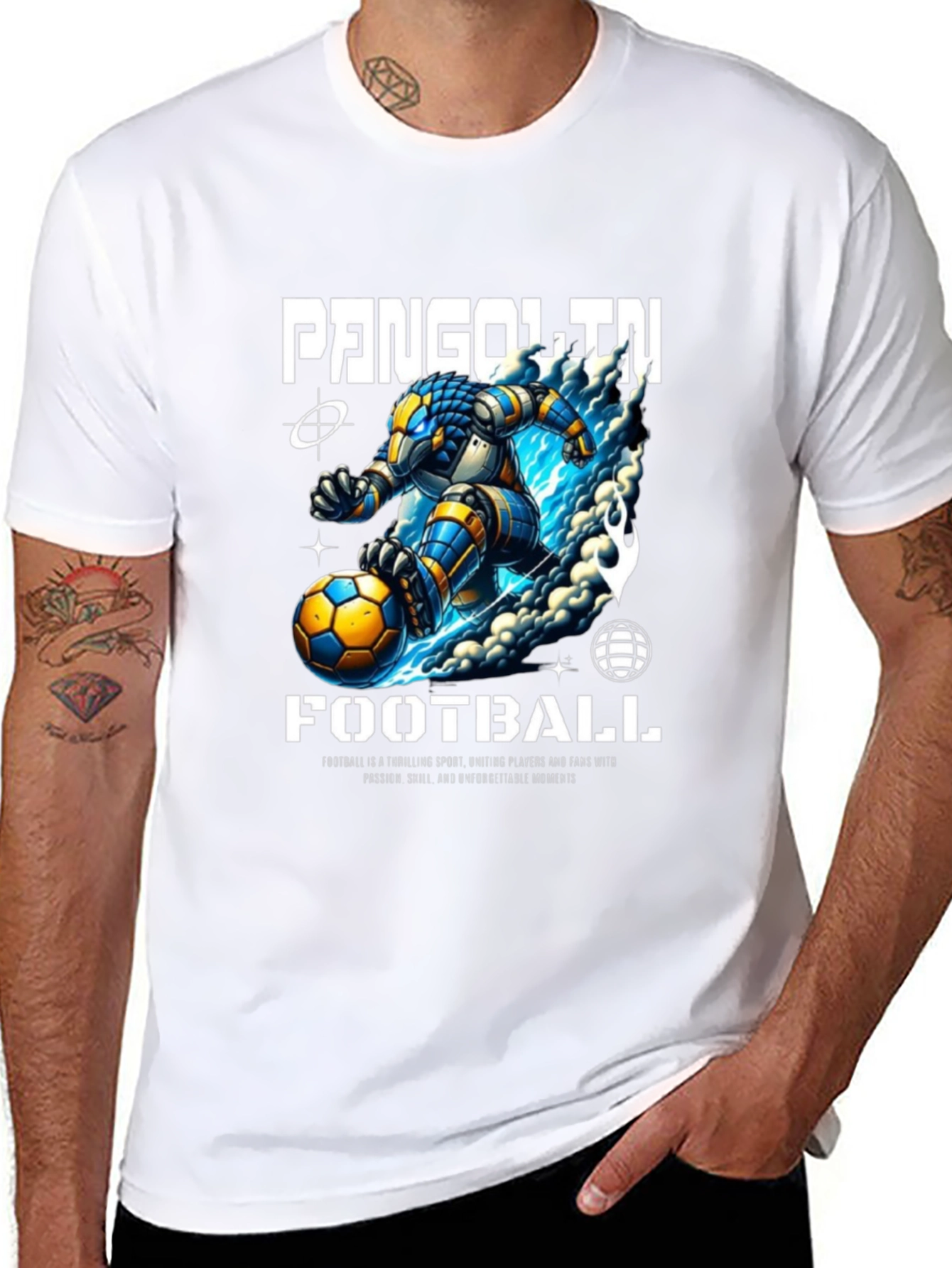 Pangolin Football Graphic Tee - Stylish & Unique!