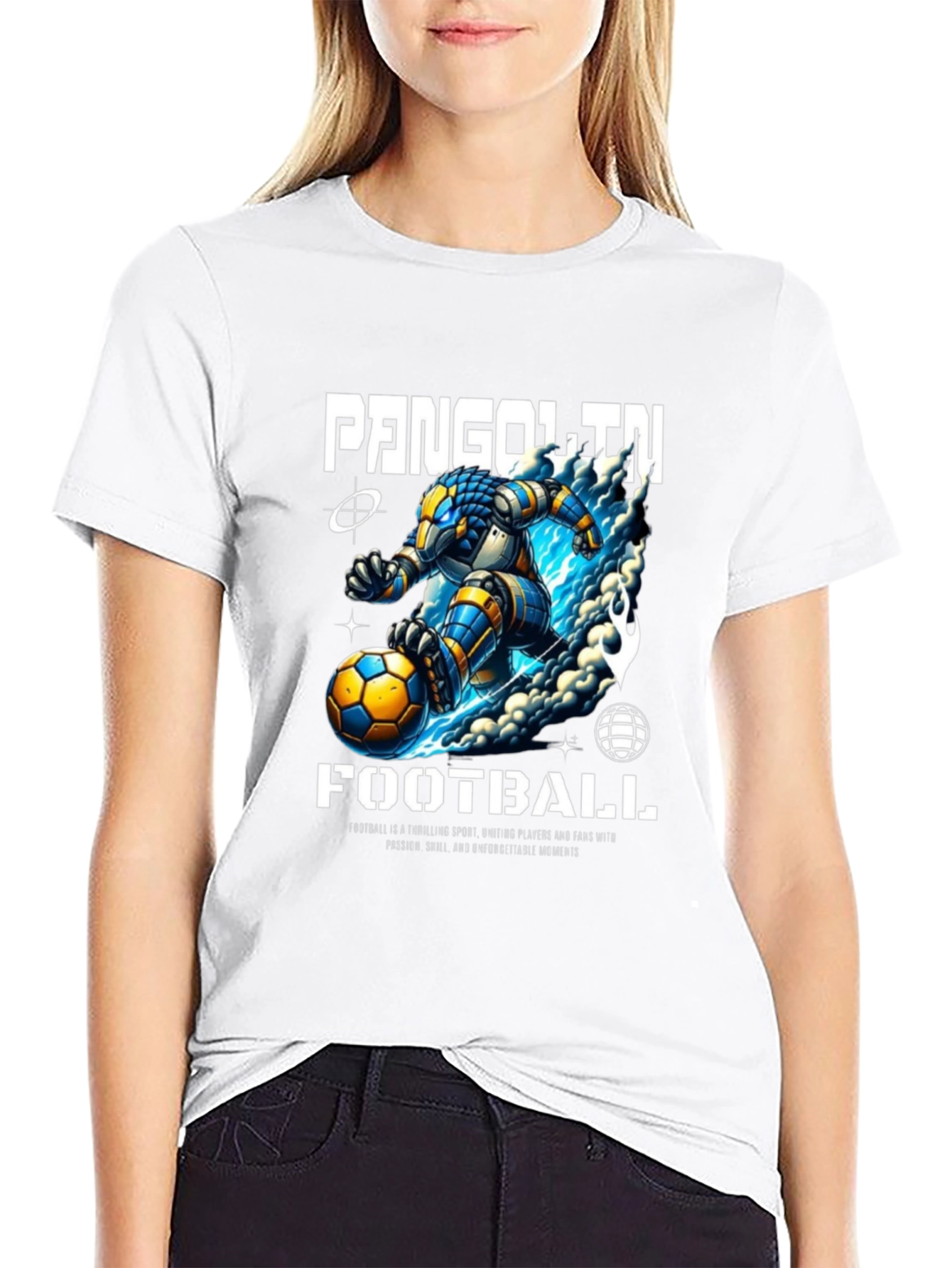 Pangolin Football Graphic Tee - Stylish & Unique!