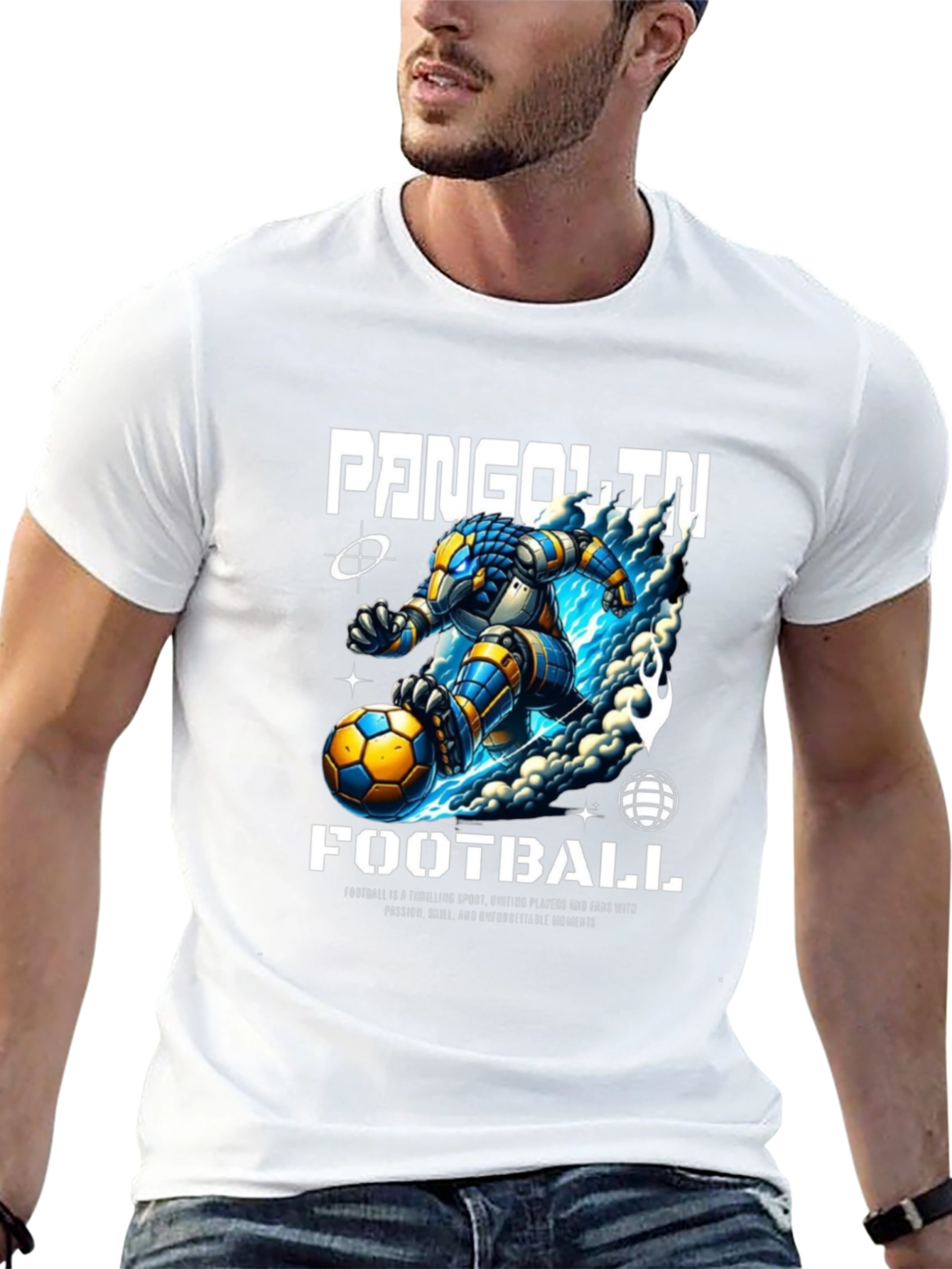 Pangolin Football Graphic Tee - Stylish & Unique!