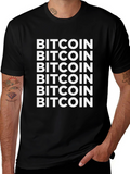 Bitcoin Graphic Tee - Crypto Currency Fan T-Shirt