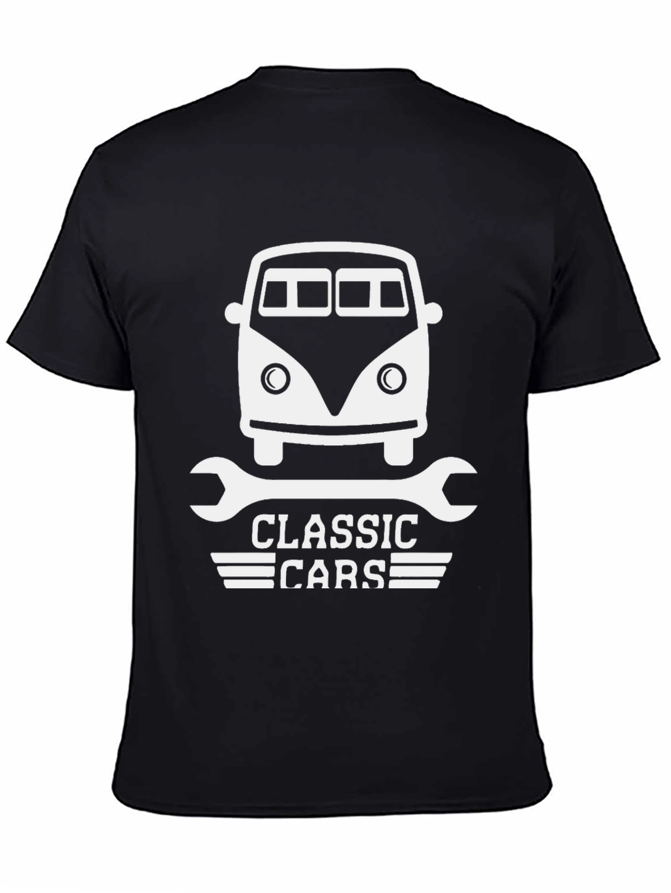Classic Cars Graphic T-Shirt - Vintage Van Design