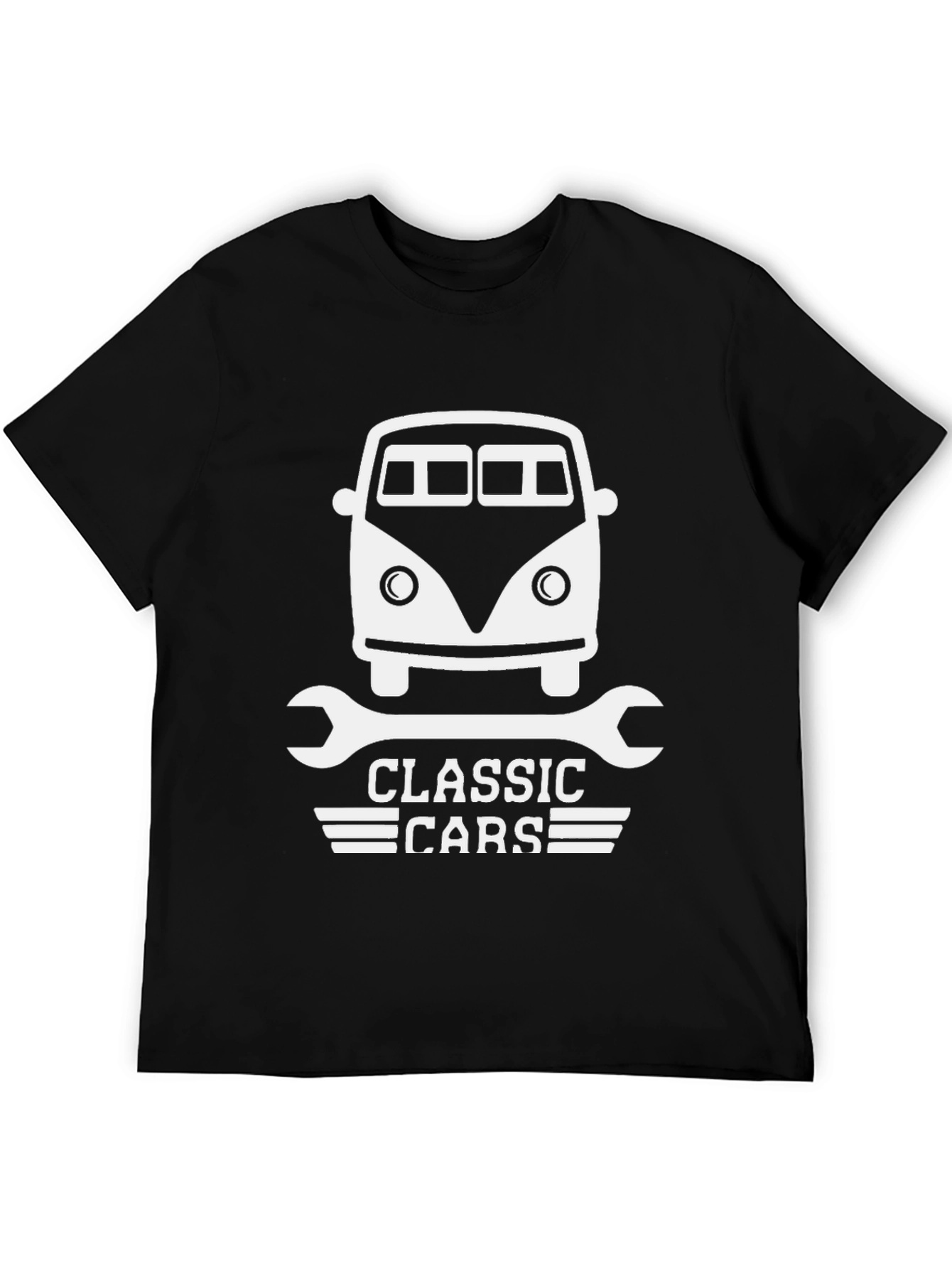 Classic Cars Graphic T-Shirt - Vintage Van Design