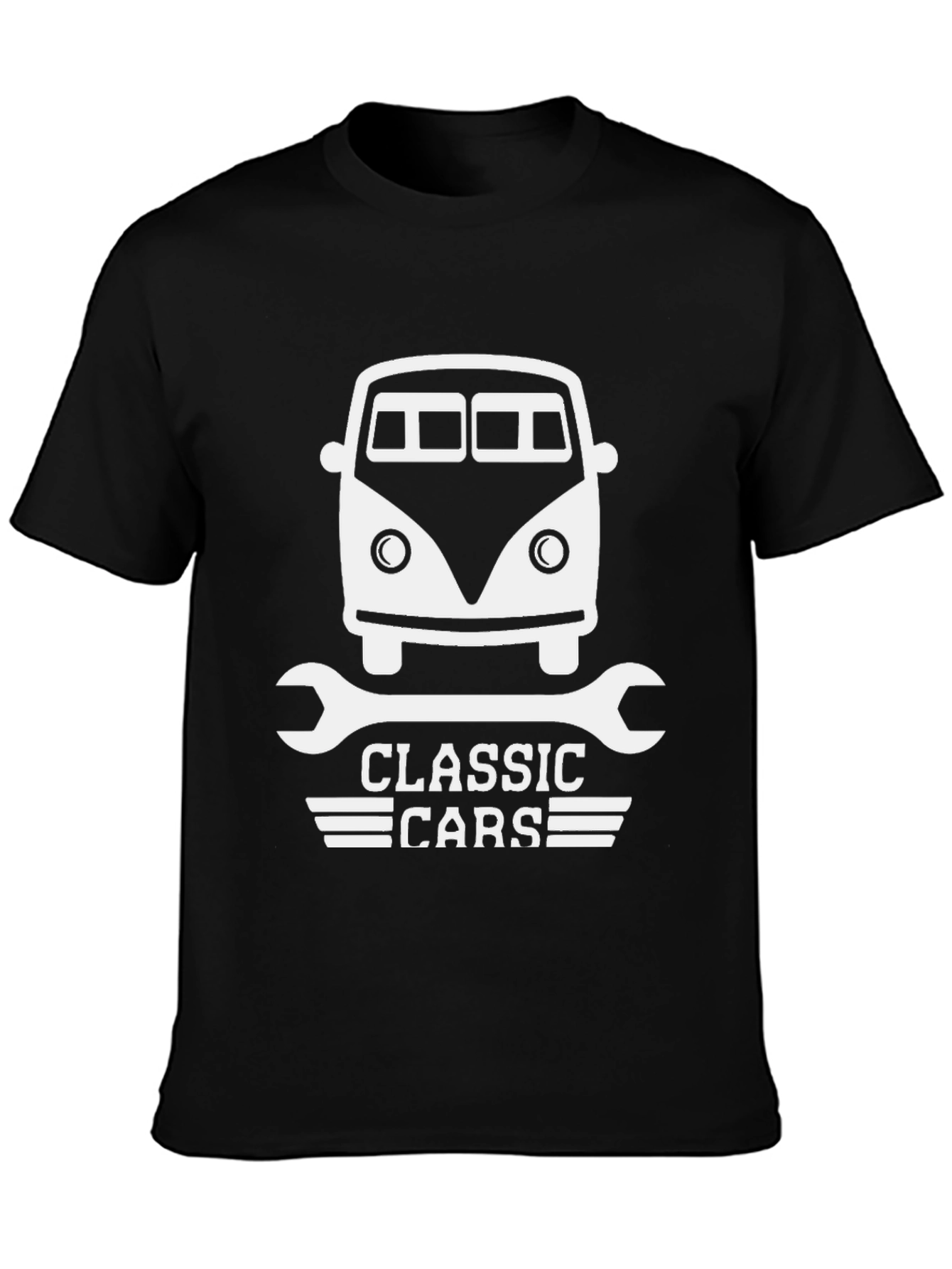 Classic Cars Graphic T-Shirt - Vintage Van Design