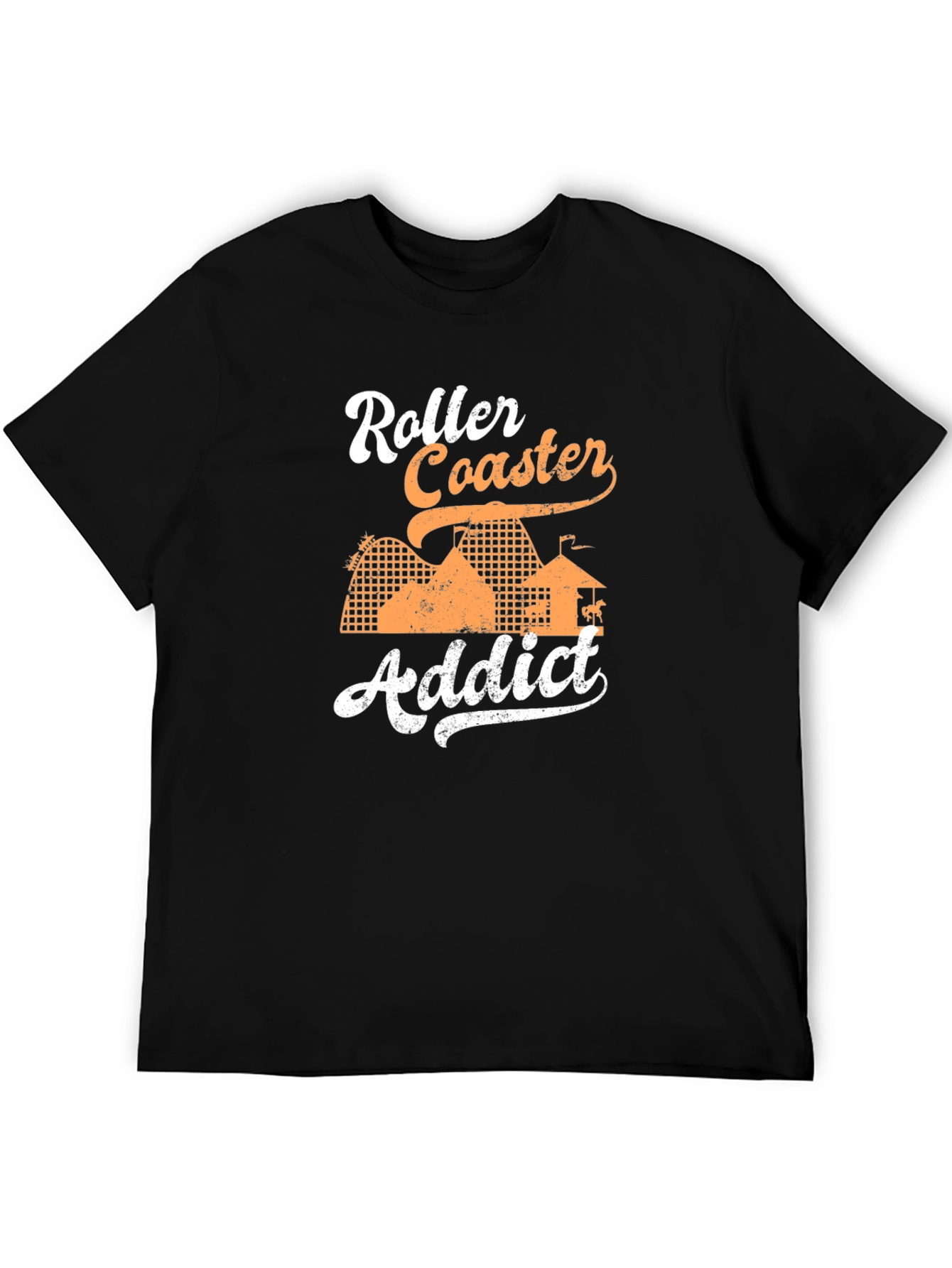 Roller Coaster Addict Graphic Tee