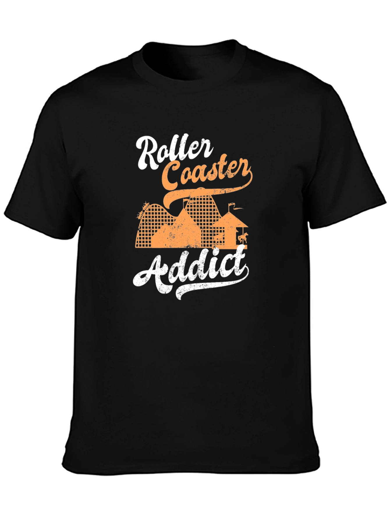 Roller Coaster Addict Graphic Tee