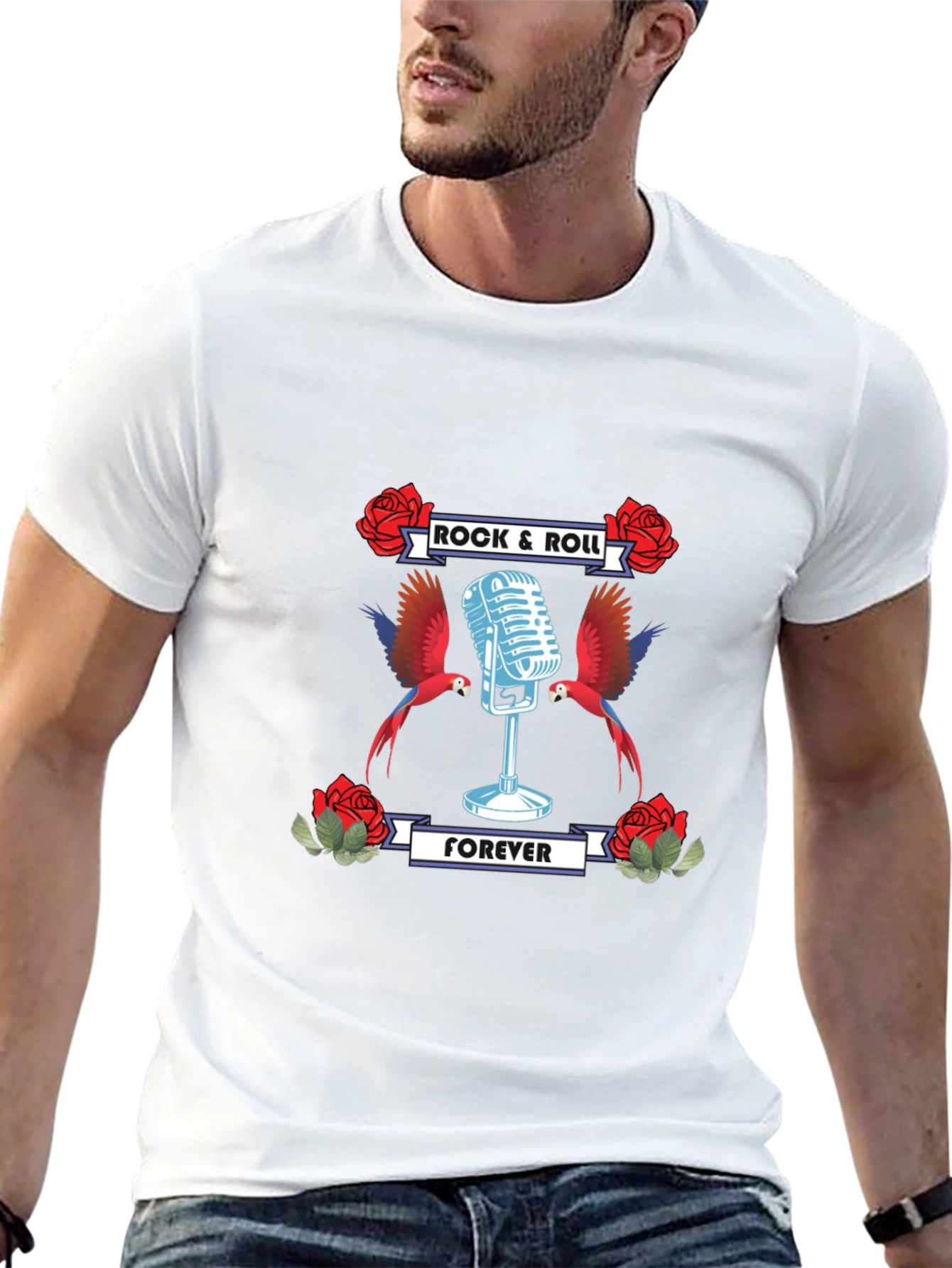 Rock & Roll Forever Graphic T-Shirt