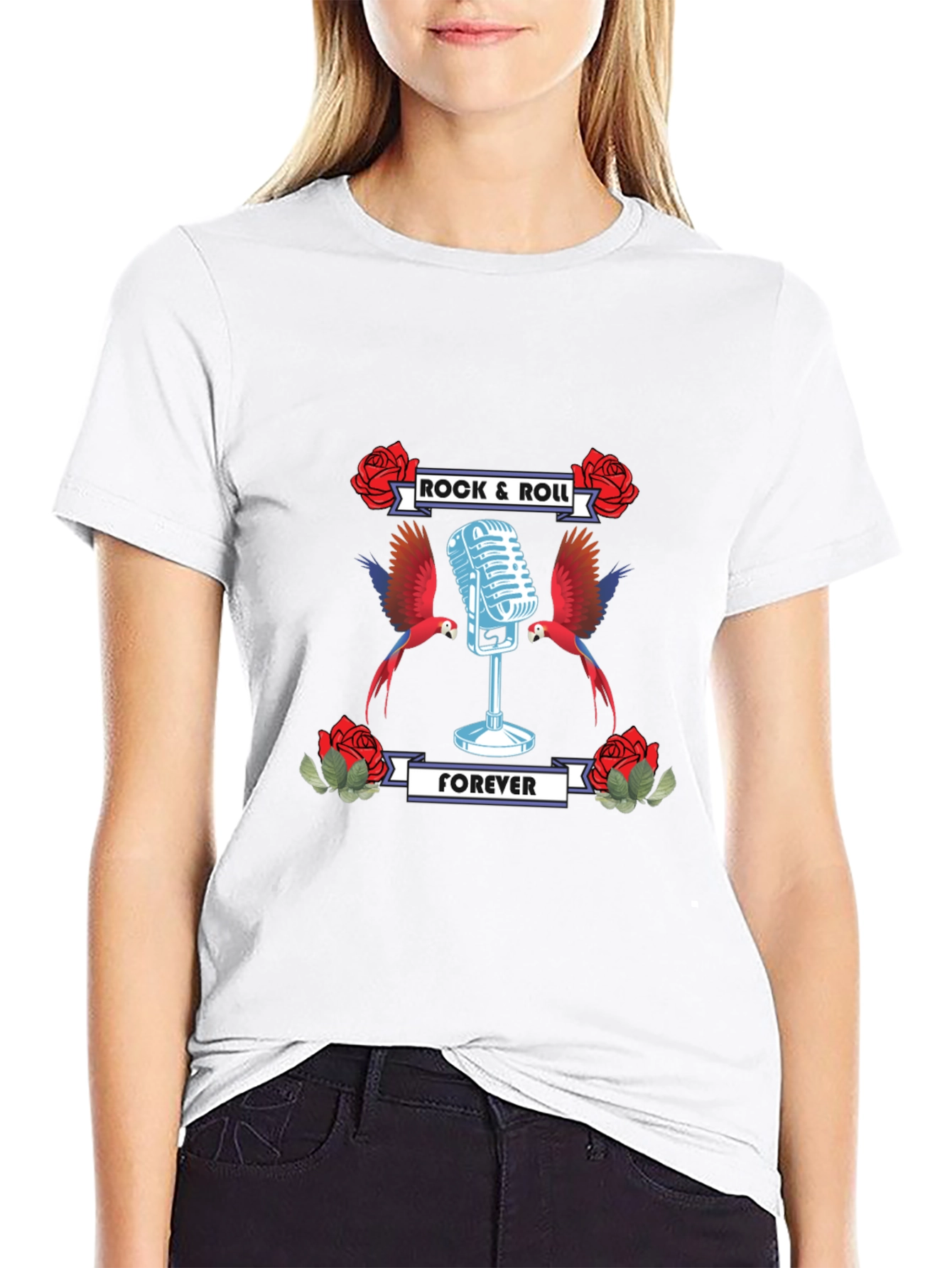Rock & Roll Forever Graphic T-Shirt