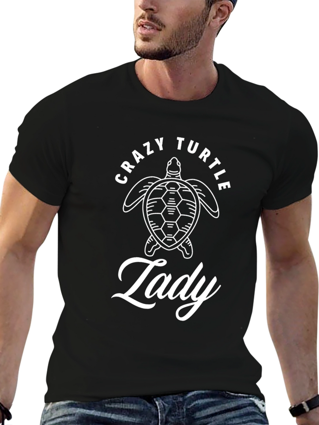 Crazy Turtle Lady Graphic T-Shirt
