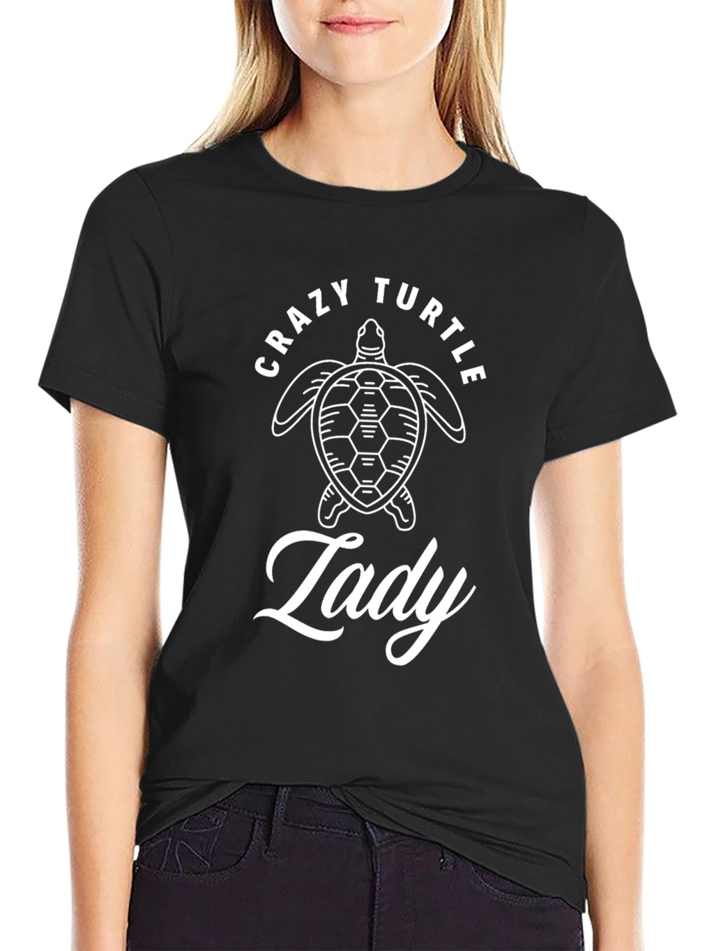 Crazy Turtle Lady Graphic T-Shirt