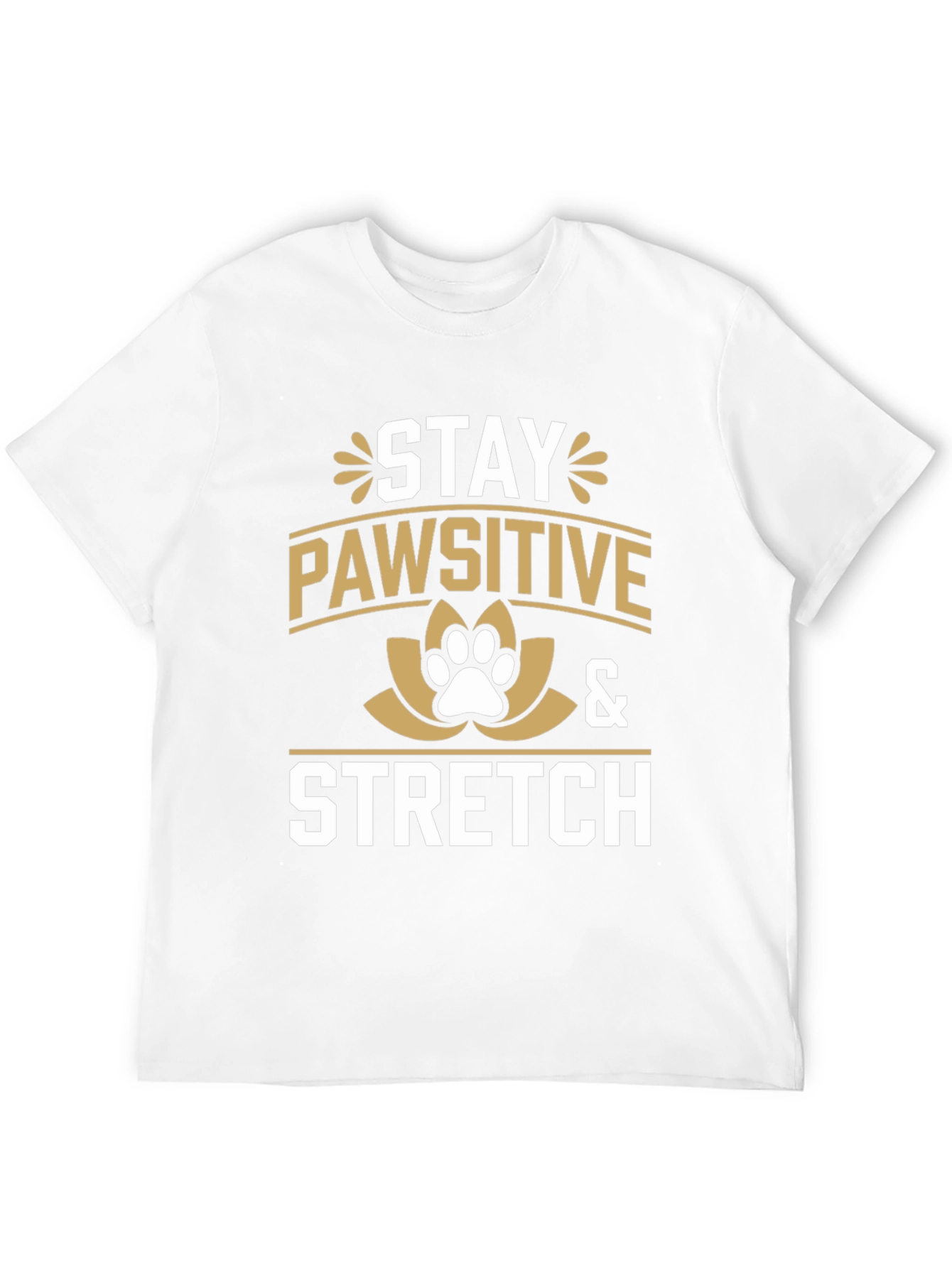 Stay Pawsitive & Stretch Tee